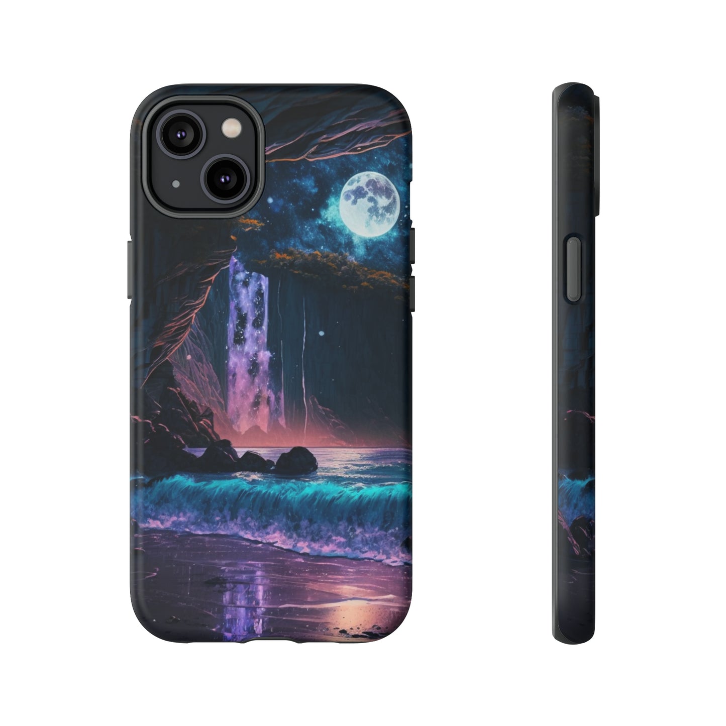 Stardust Divine Design Cave with Full Moon of Phone case