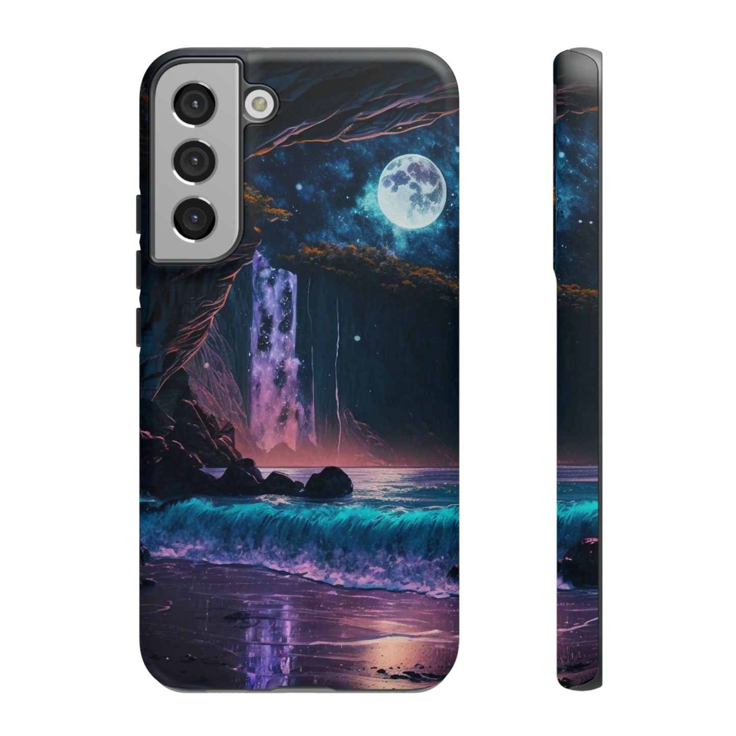 Stardust Divine Design Cave with Full Moon of Phone case