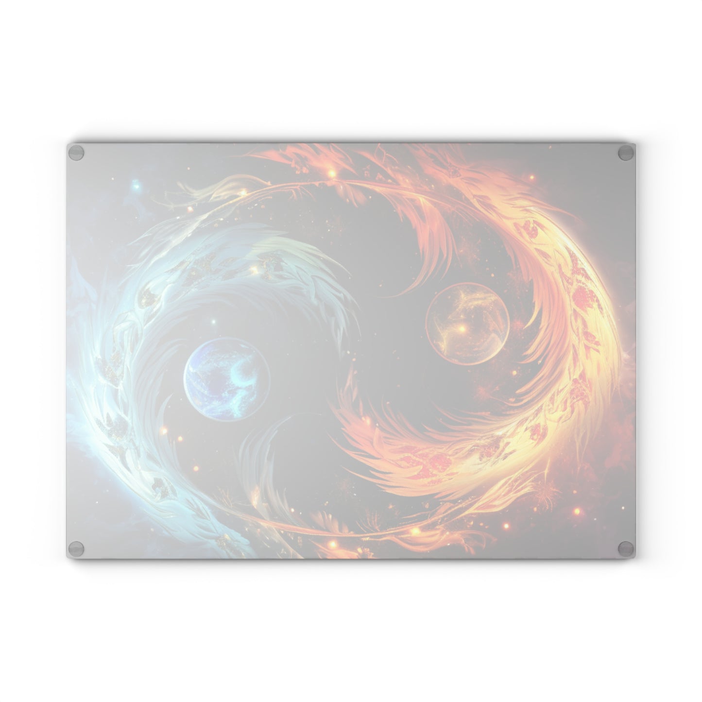 Glass Cutting Board - Stardust Divine Design