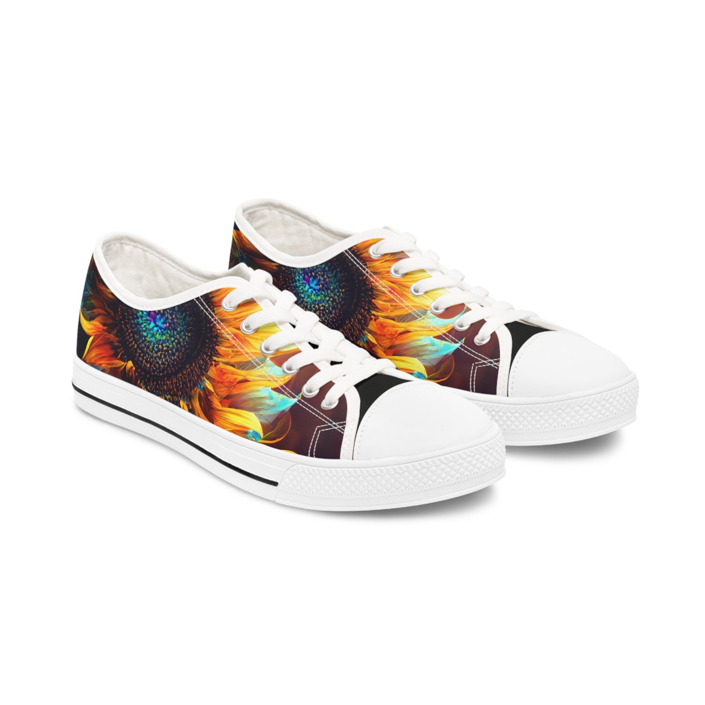 Stardust Divine Design Sunflower Low Top Sneakers