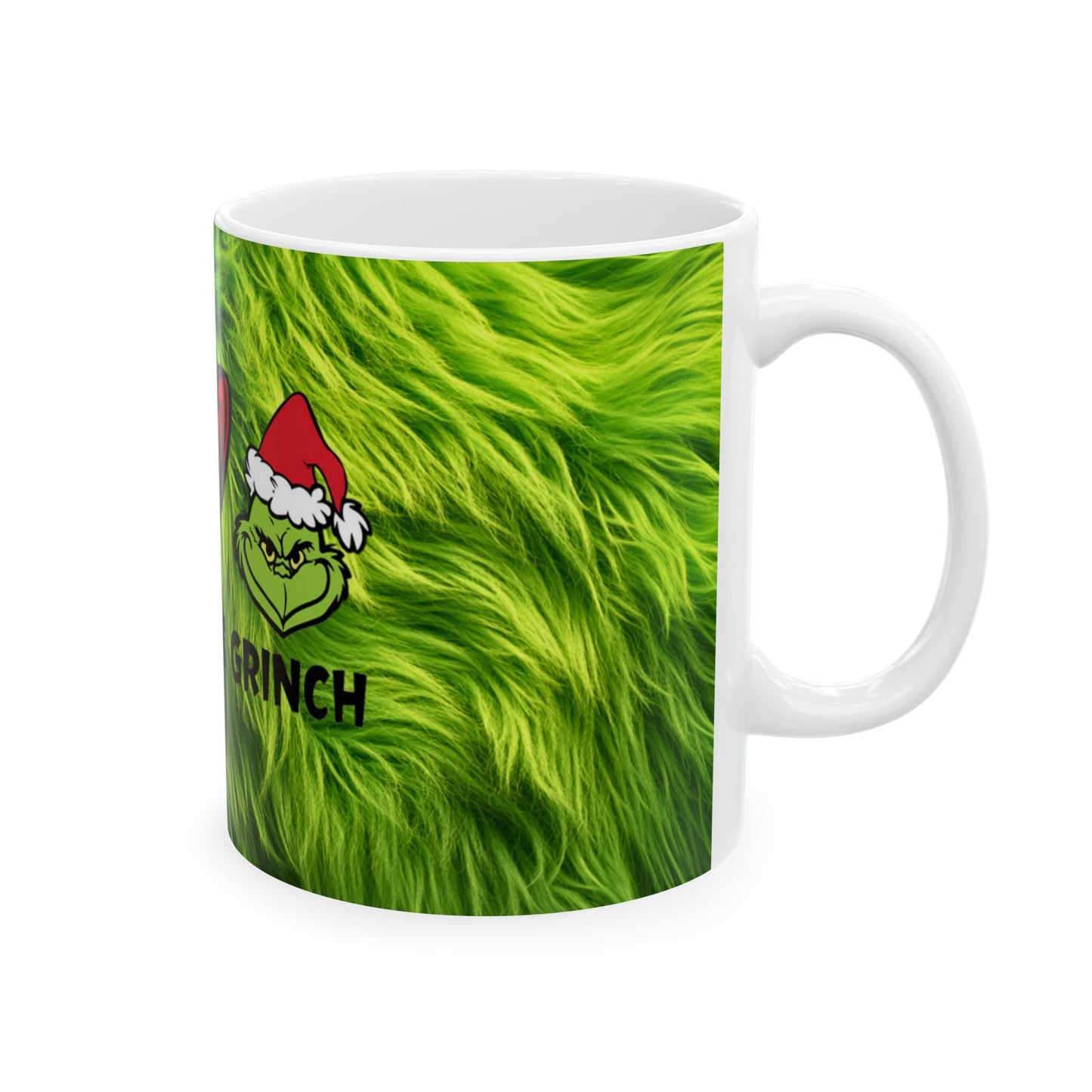 Peach Love Grinch Ceramic Mug, (11oz, 15oz)