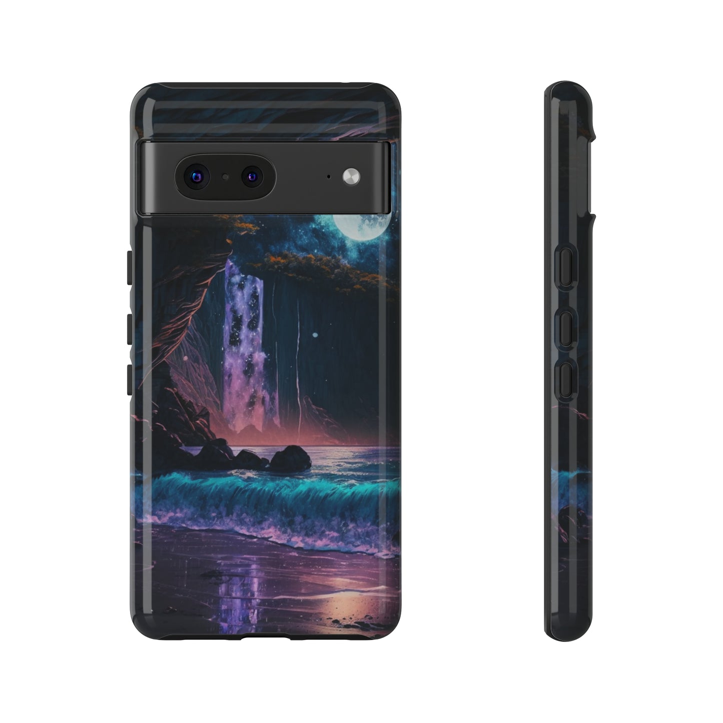 Stardust Divine Design Cave with Full Moon of Phone case