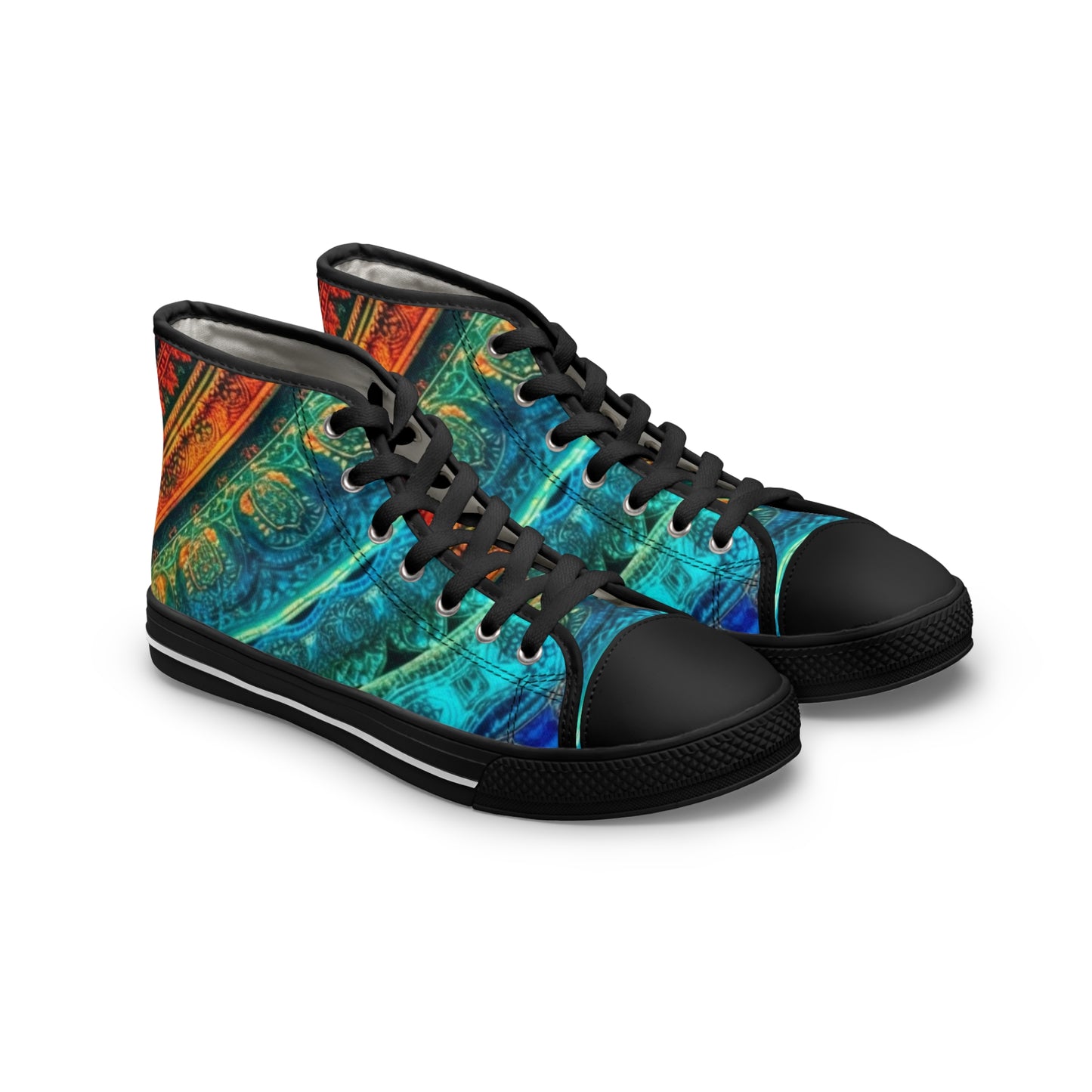 Stardust Divine Design Chakra High Top Sneakers