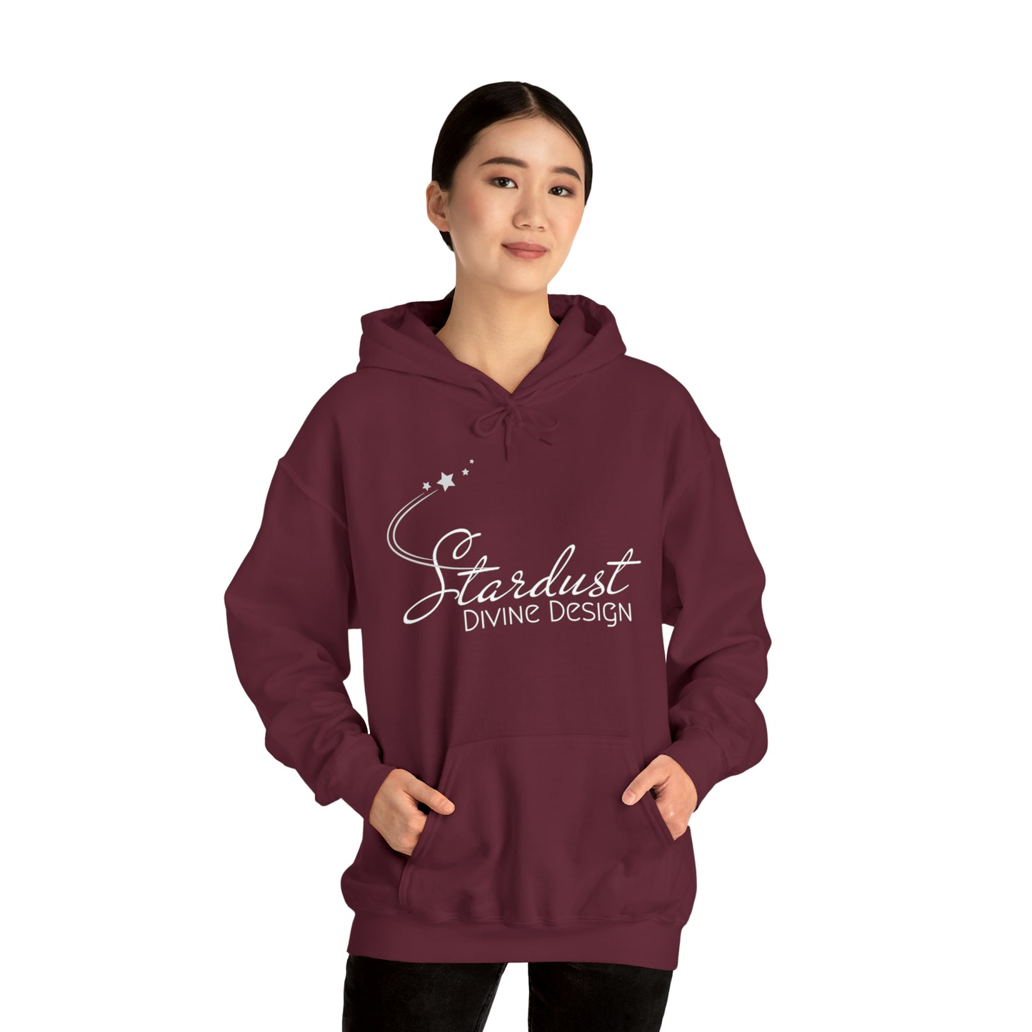 Stardust Heavy Blend™ Hooded Sweatshirt - Stardust Divine Design