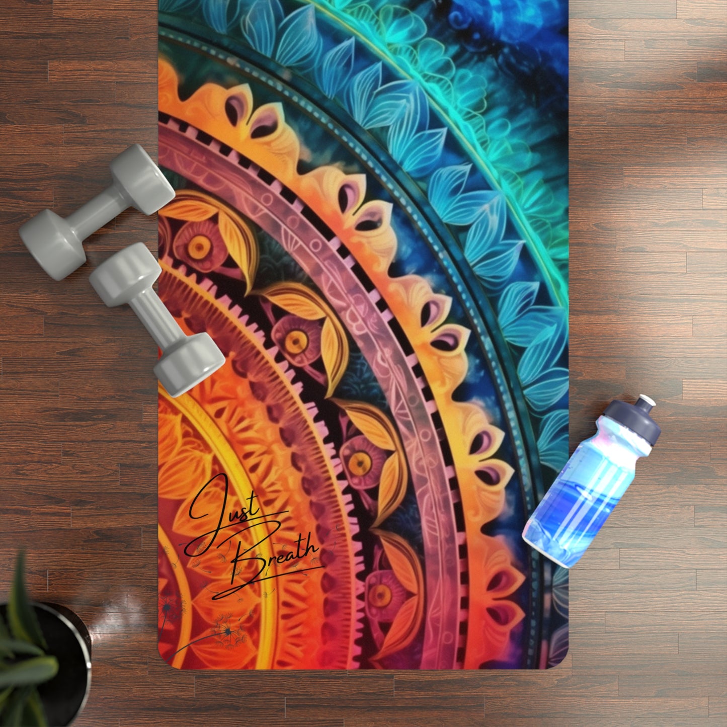 Chakra Rubber Yoga Mat