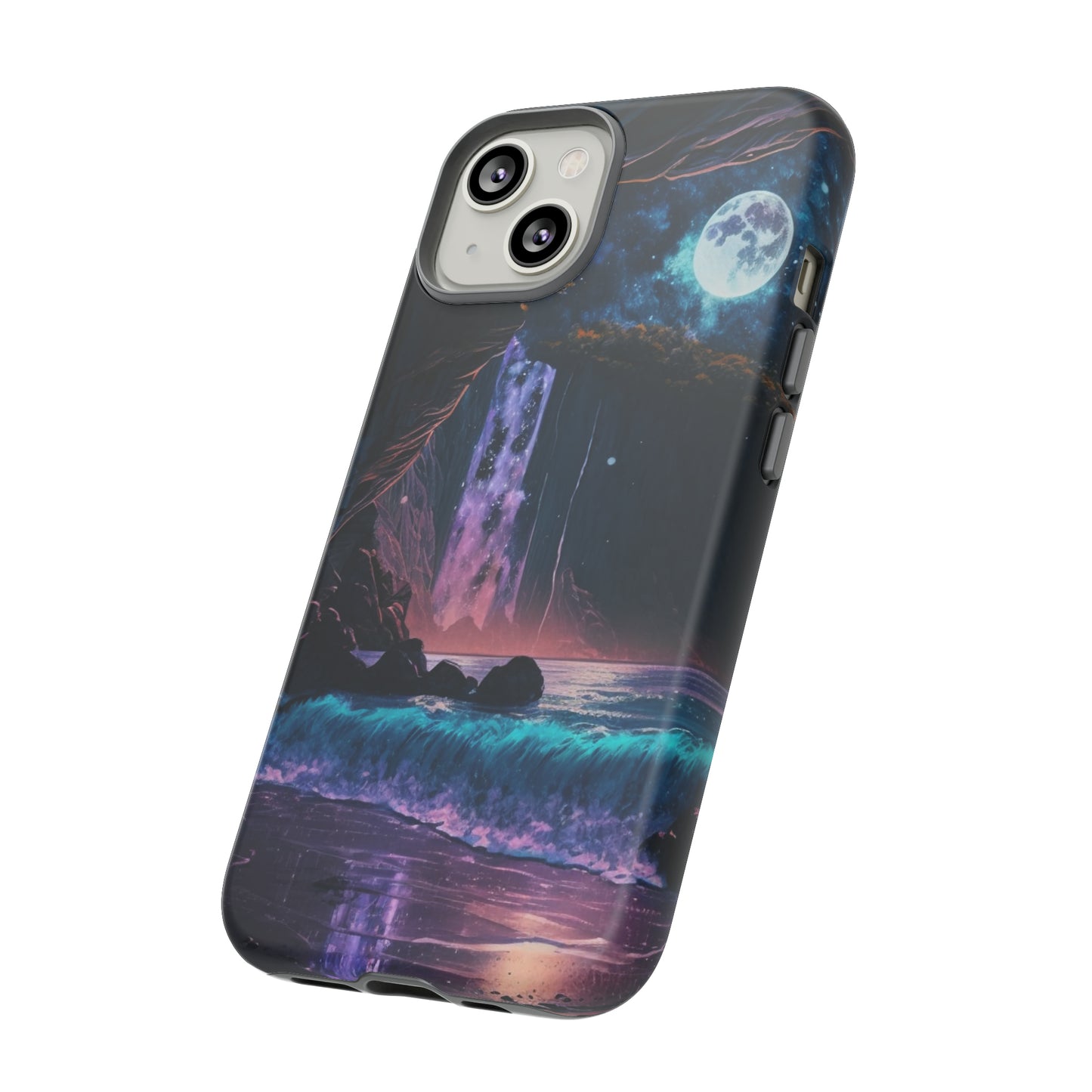 Stardust Divine Design Cave with Full Moon of Phone case