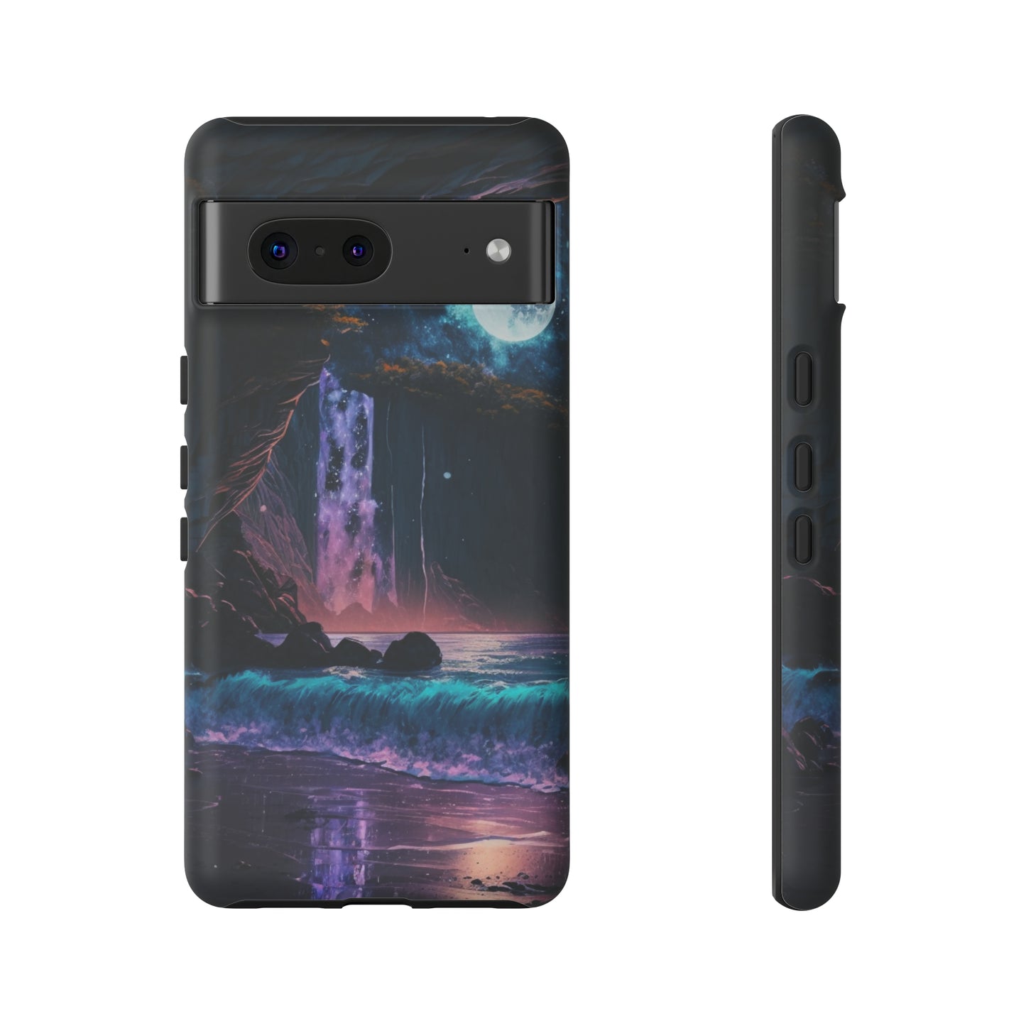 Stardust Divine Design Cave with Full Moon of Phone case