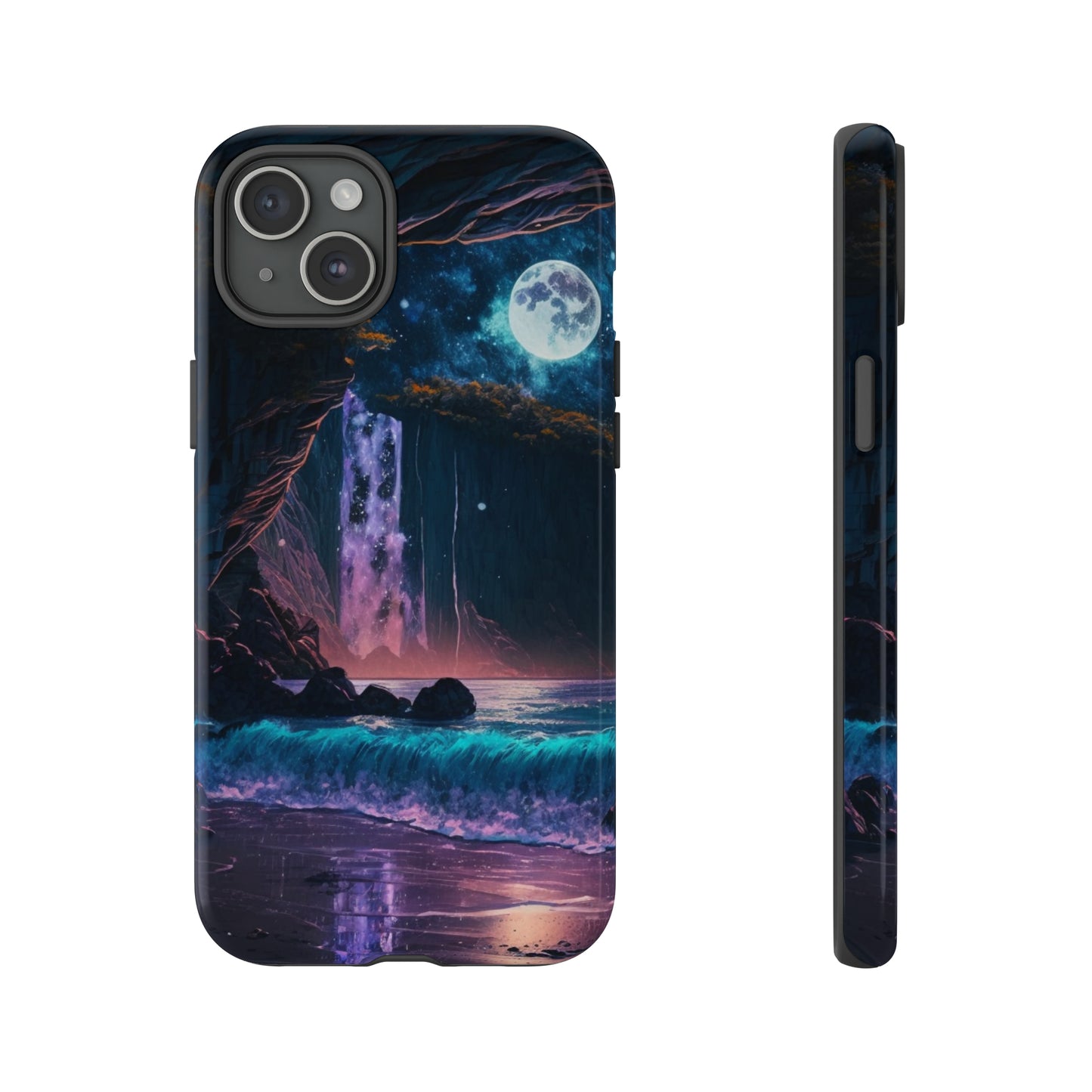 Stardust Divine Design Cave with Full Moon of Phone case