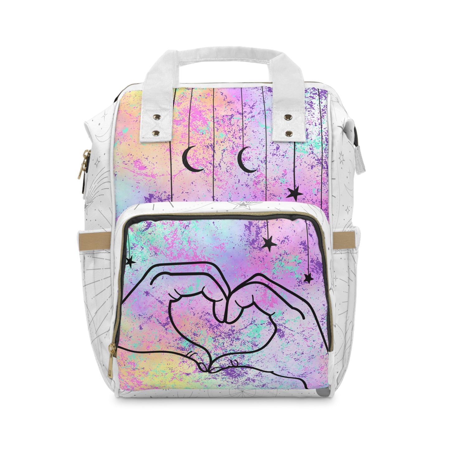 Made You a Heart Multifunctional Diaper Backpack