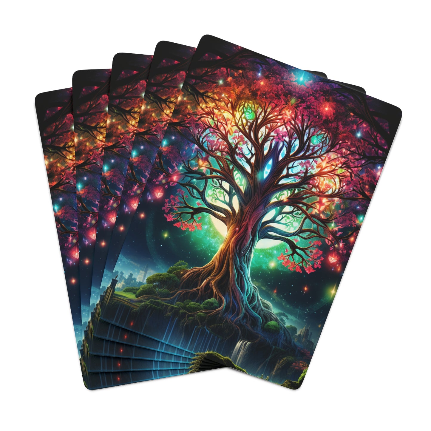 Tree of Life Playing Cards - Stardust Divine Design