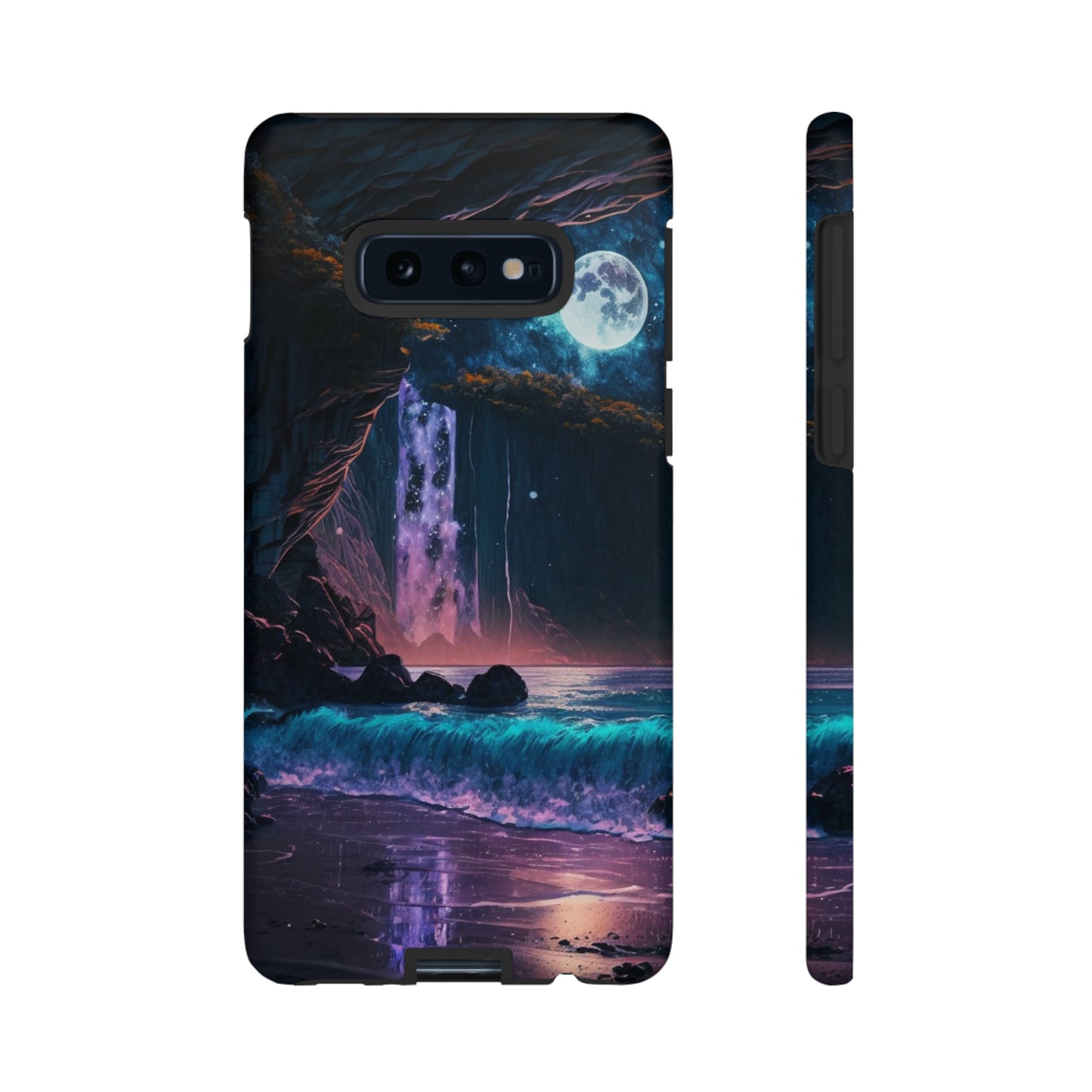 Stardust Divine Design Cave with Full Moon of Phone case