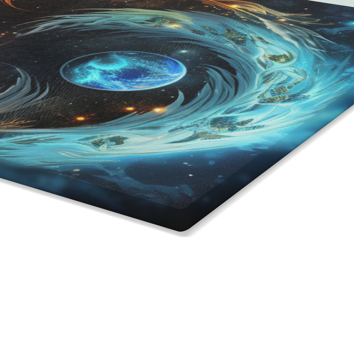 Glass Cutting Board - Stardust Divine Design