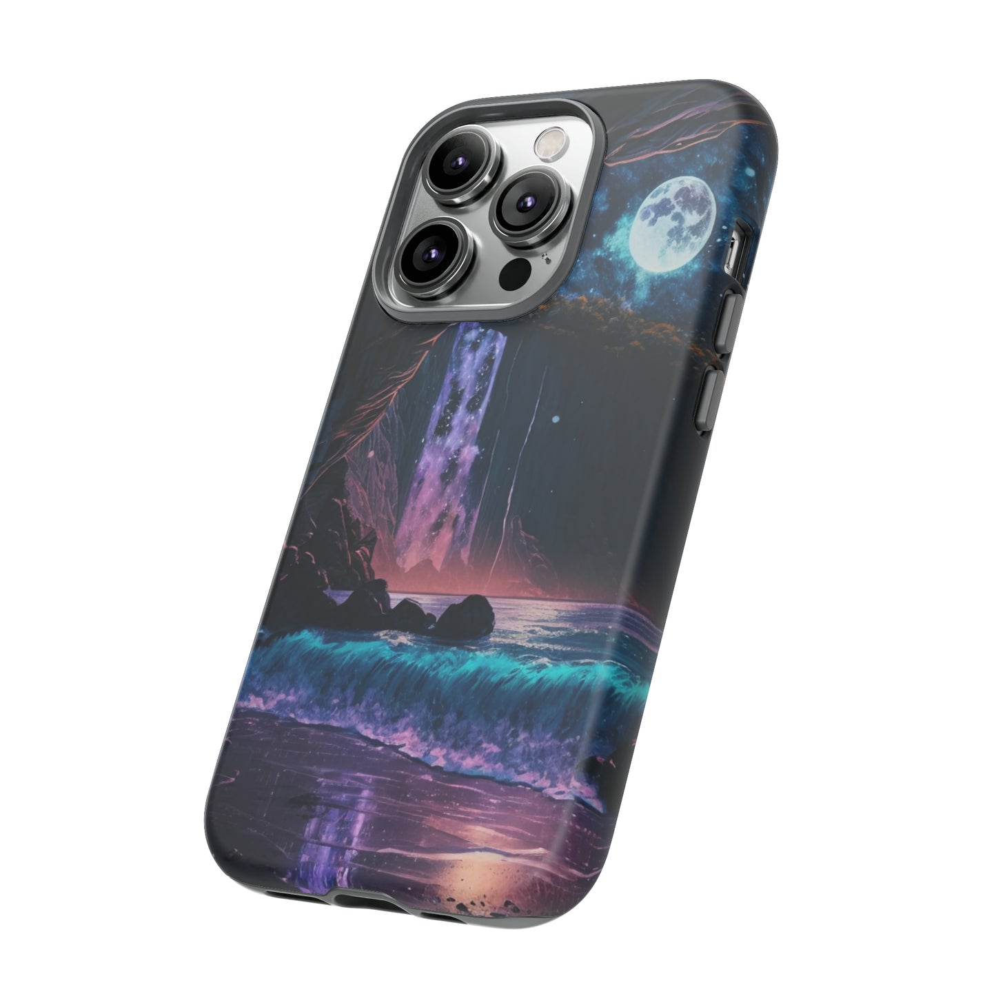 Stardust Divine Design Cave with Full Moon of Phone case