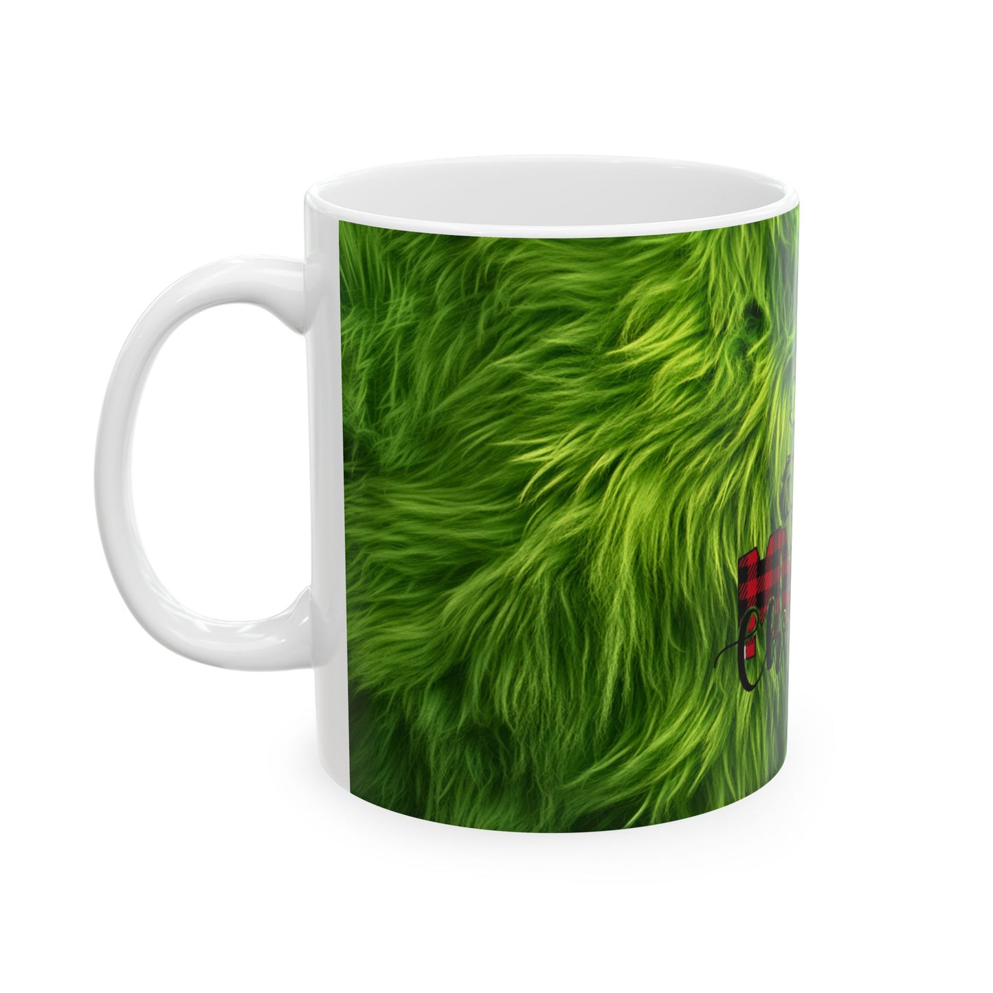 Grinch Merry Christmas Ceramic Mug, (11oz, 15oz)