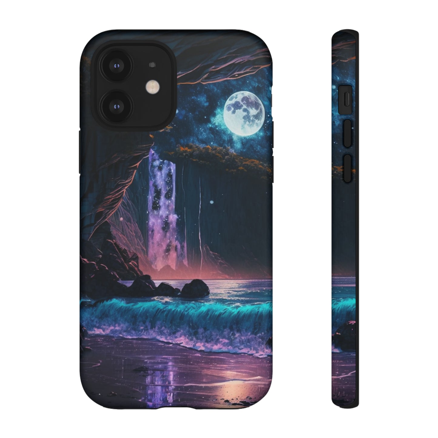 Stardust Divine Design Cave with Full Moon of Phone case