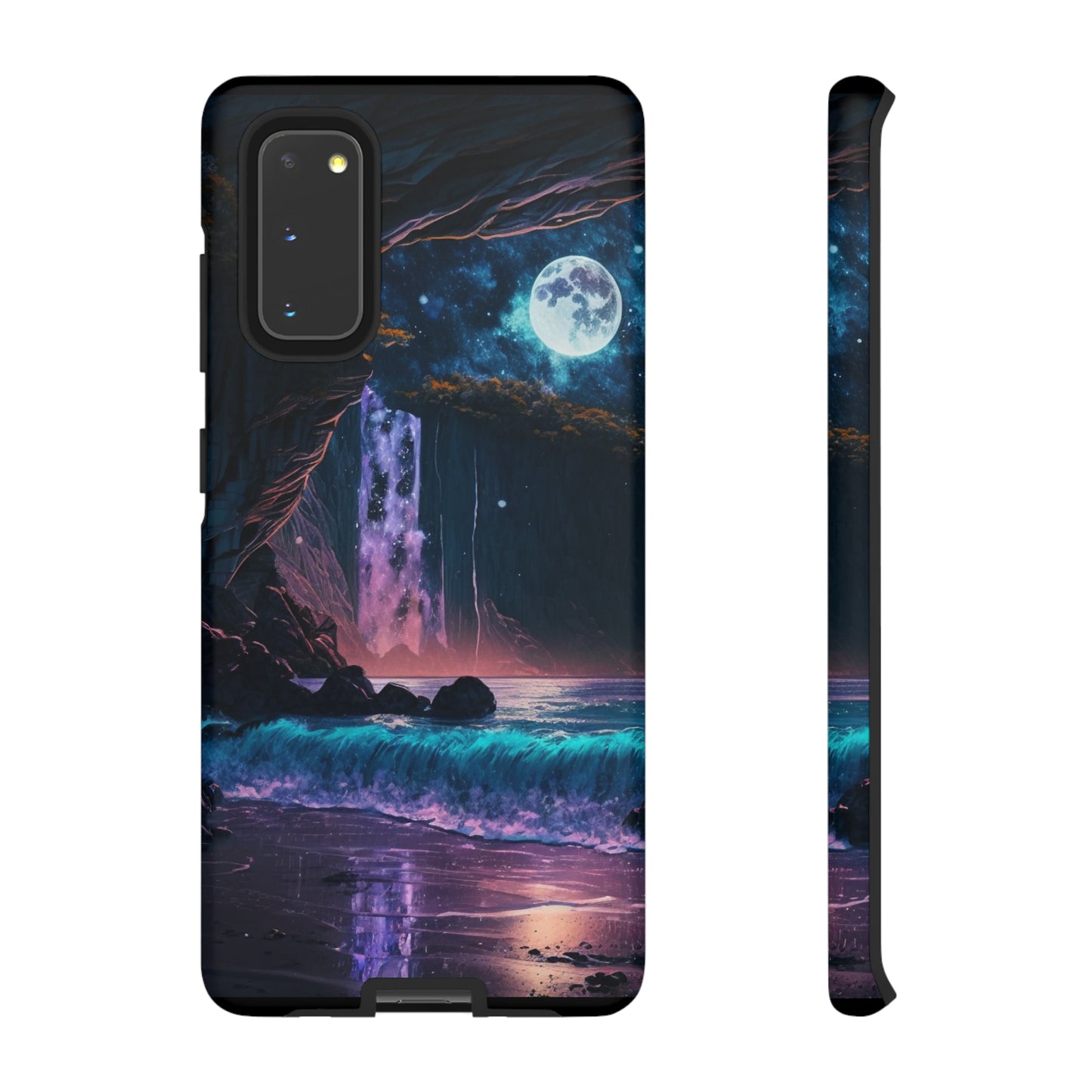 Stardust Divine Design Cave with Full Moon of Phone case