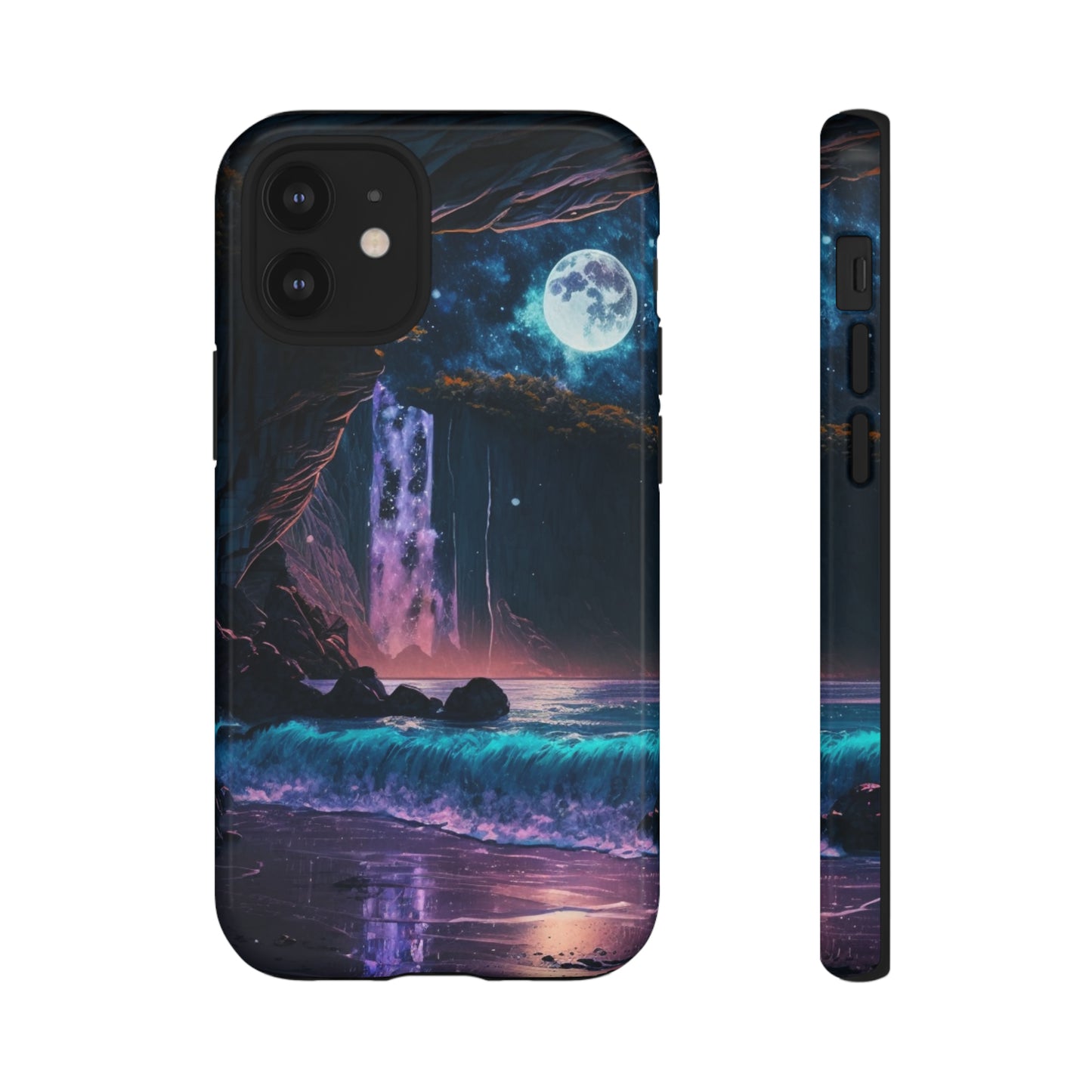 Stardust Divine Design Cave with Full Moon of Phone case