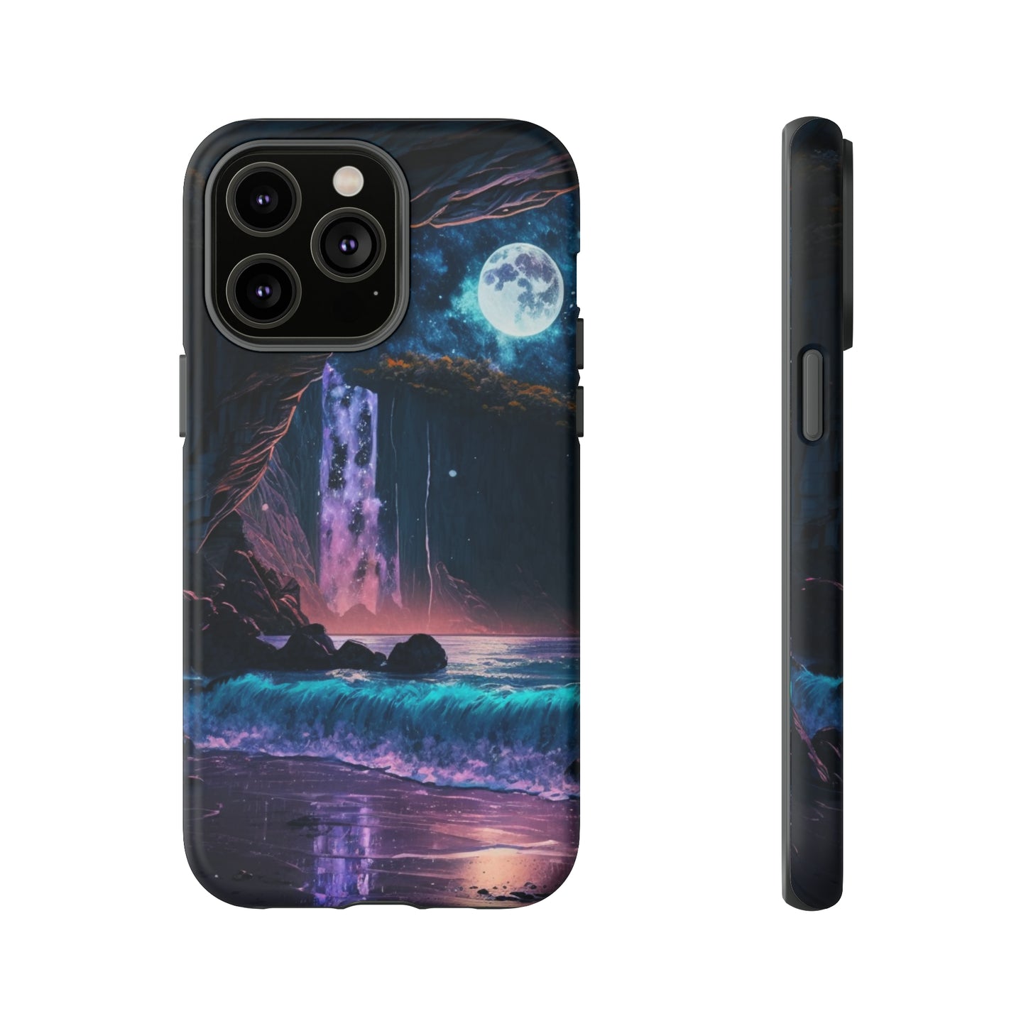 Stardust Divine Design Cave with Full Moon of Phone case