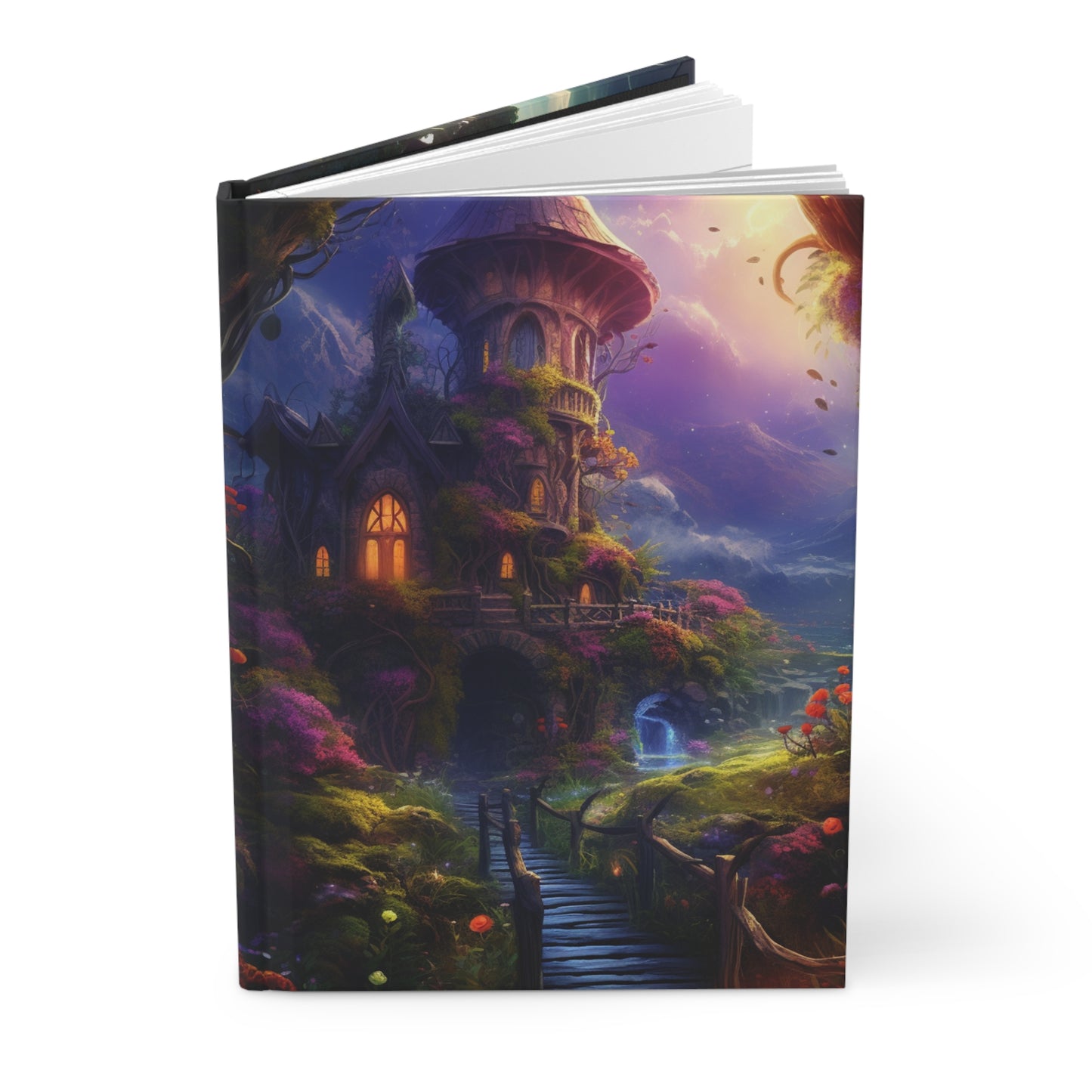 Magic Forest Hardcover Journal Matte - Stardust Divine Design