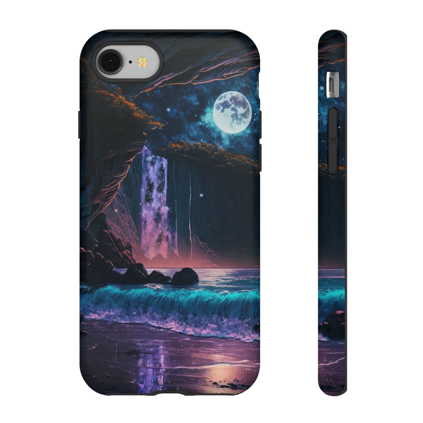 Stardust Divine Design Cave with Full Moon of Phone case