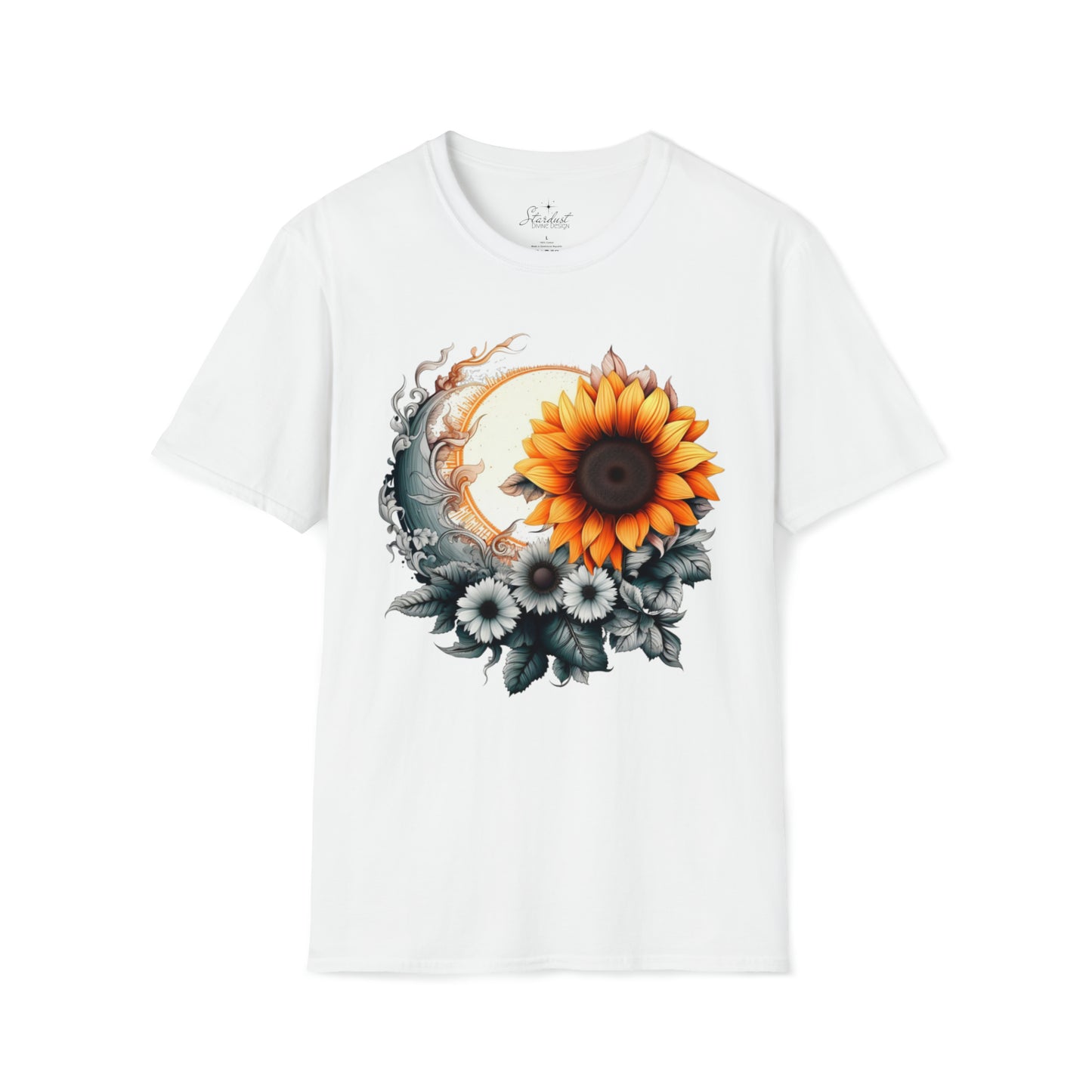 Sunflower Sun Moon T-Shirt