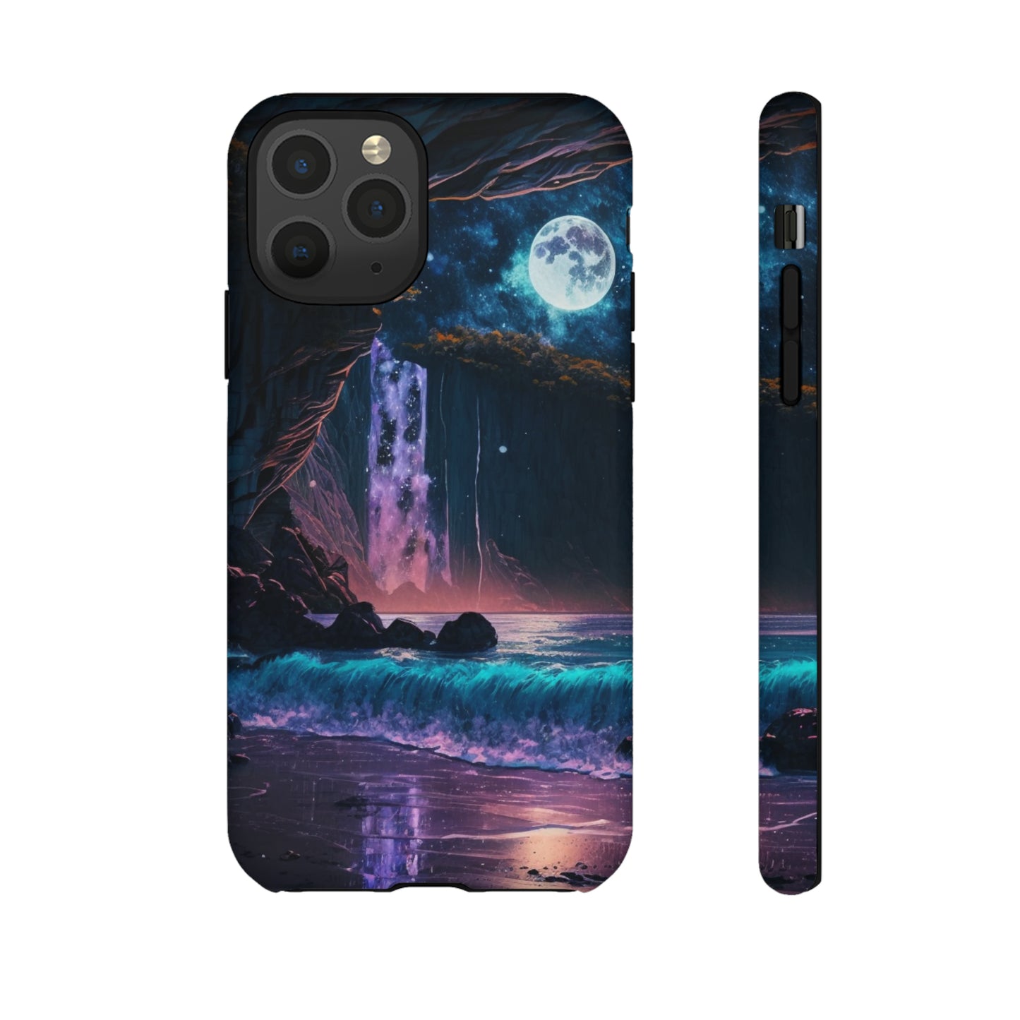 Stardust Divine Design Cave with Full Moon of Phone case