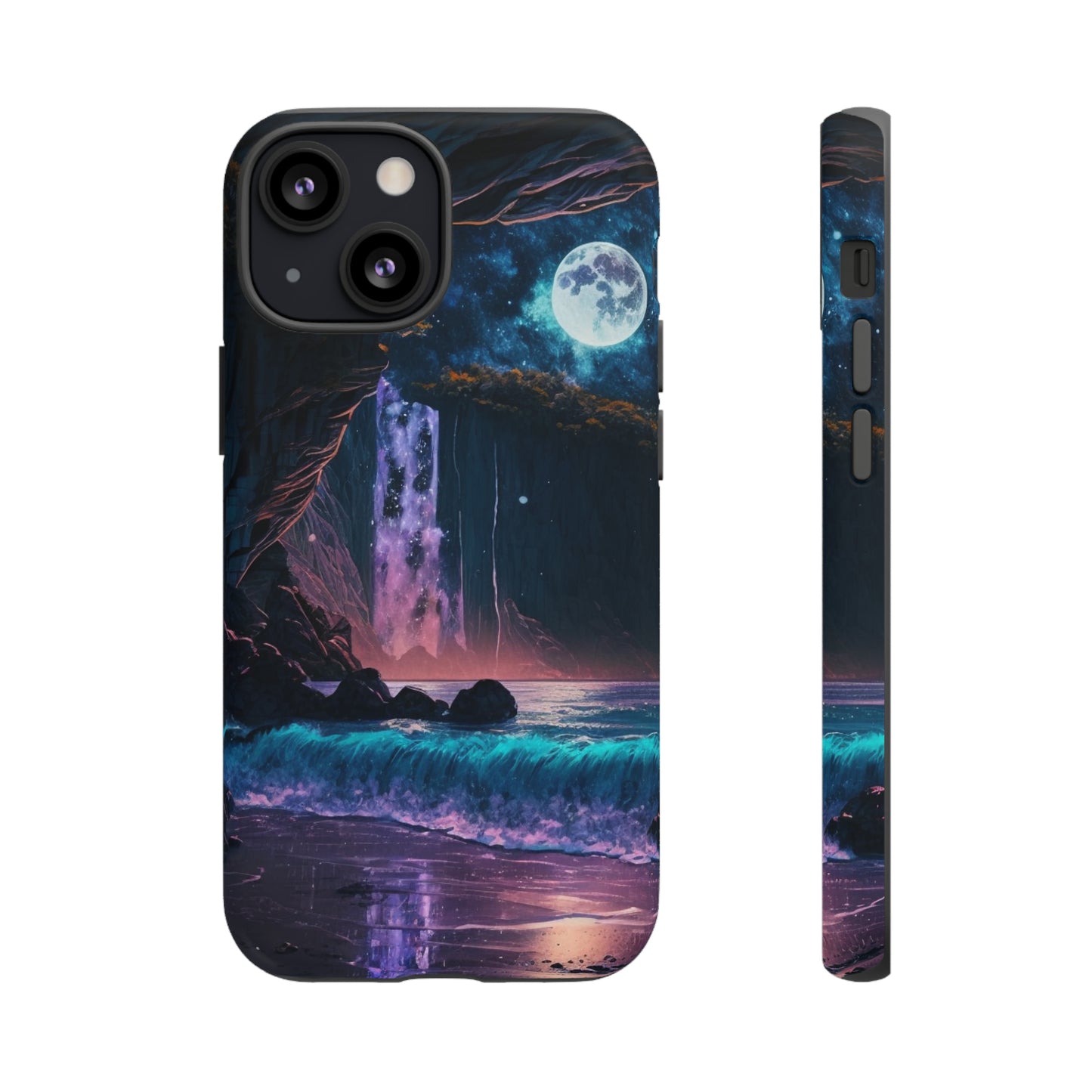 Stardust Divine Design Cave with Full Moon of Phone case