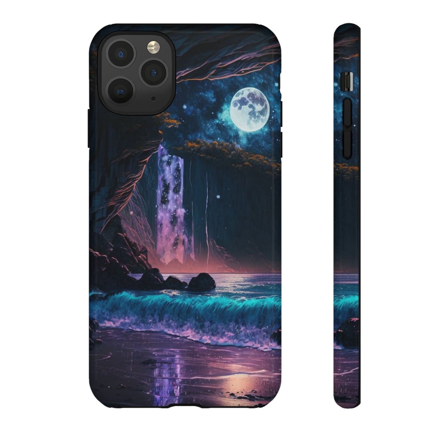 Stardust Divine Design Cave with Full Moon of Phone case