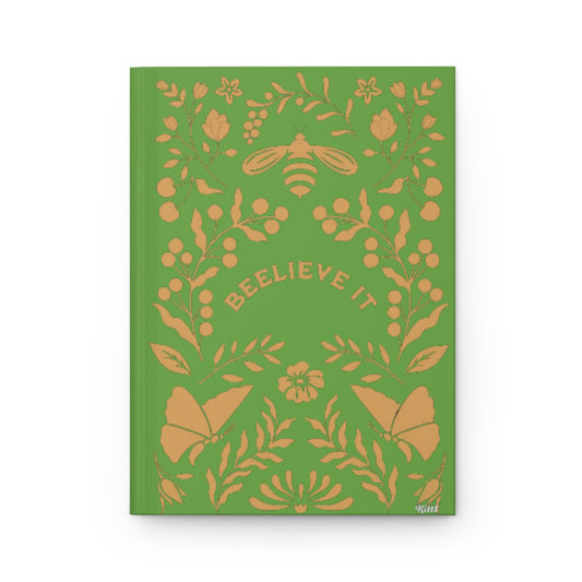 Green BEELIEVE IT Journal Matte