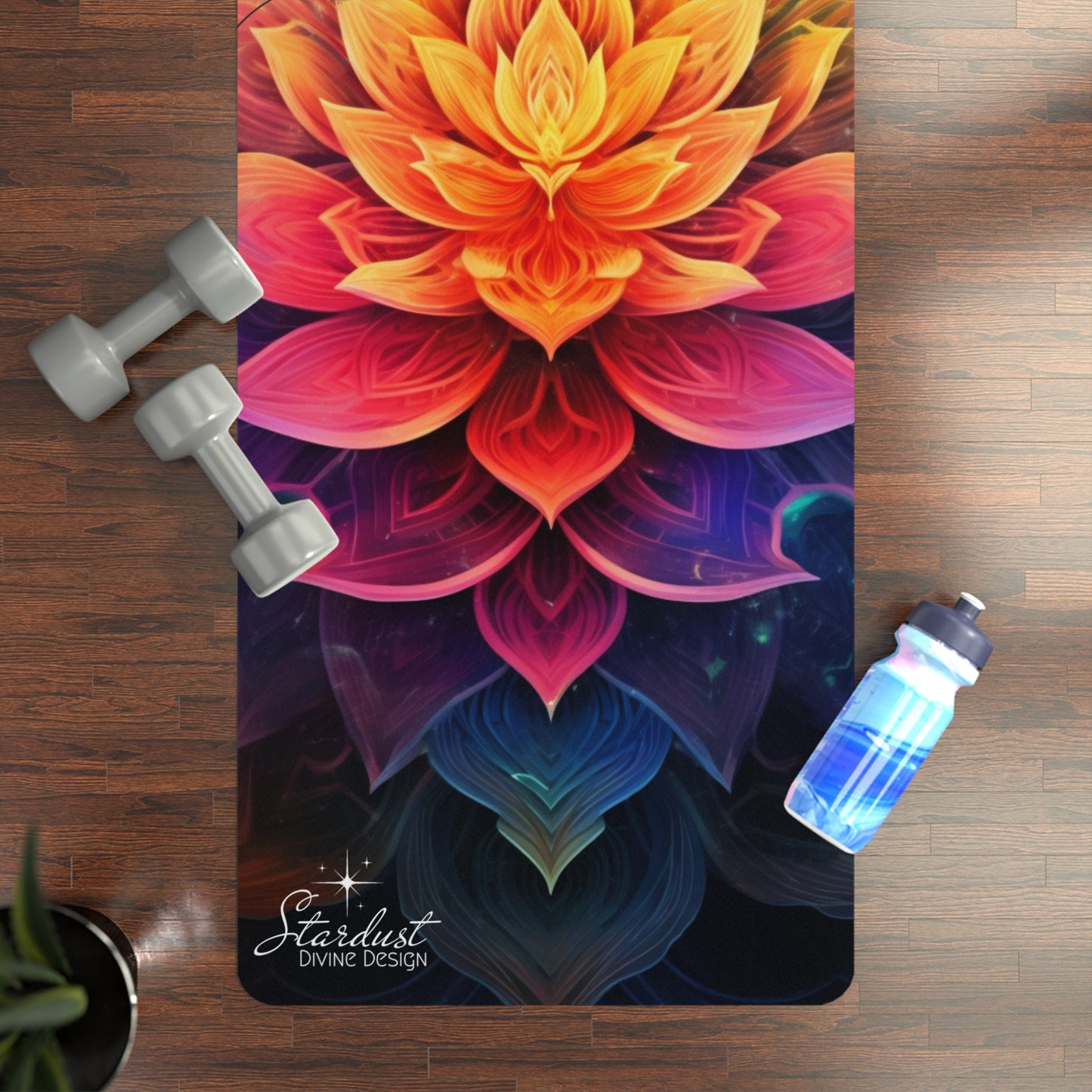 Lotus Rubber Yoga Mat