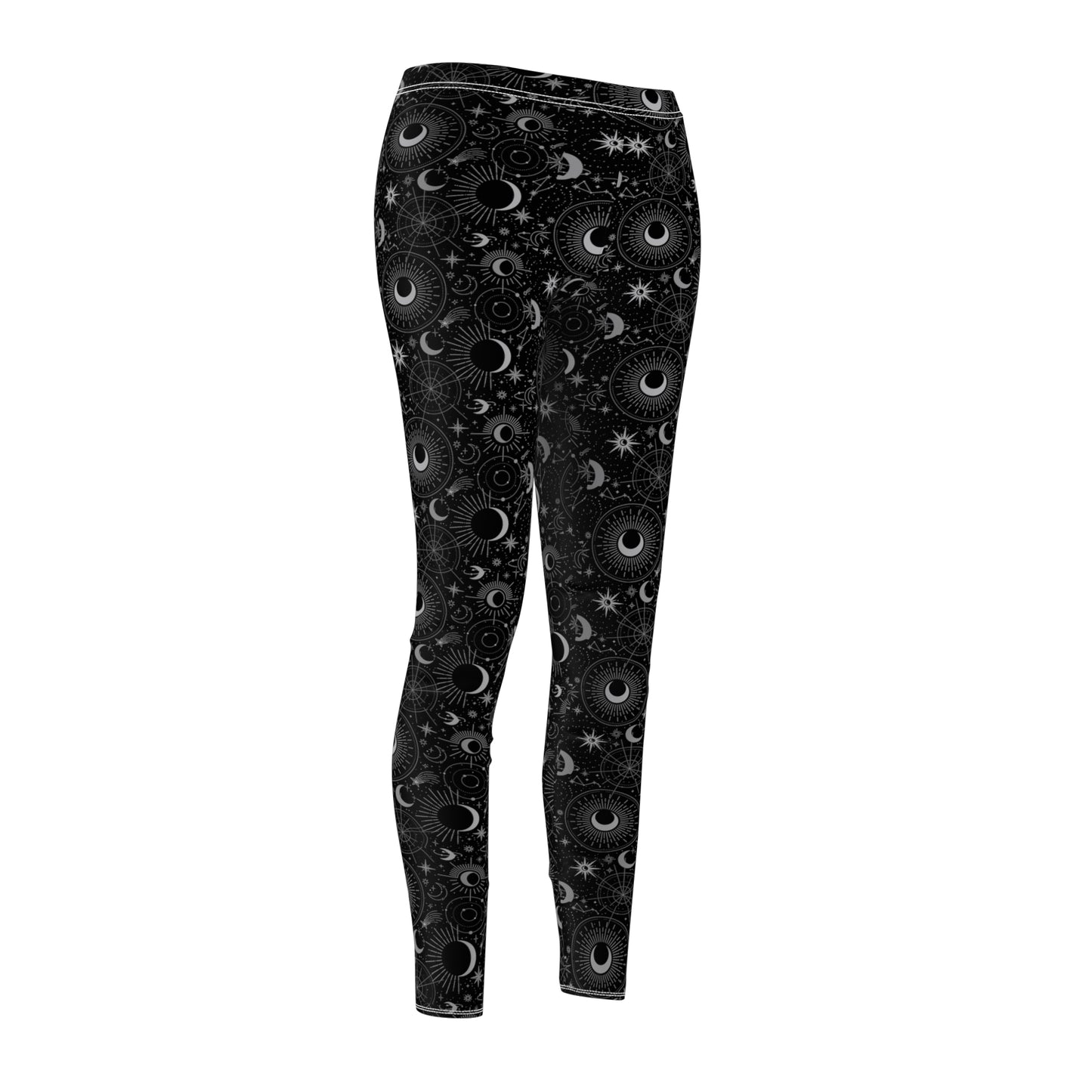 Star moon Women's Cut & Sew Casual Leggings (AOP)