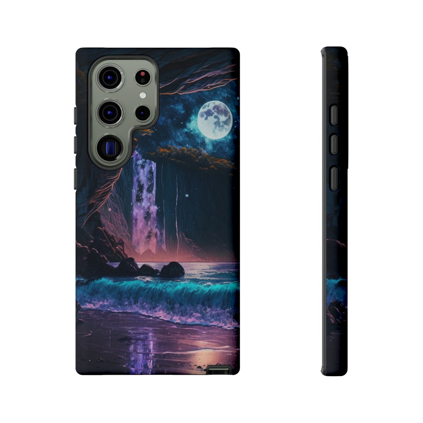 Stardust Divine Design Cave with Full Moon of Phone case