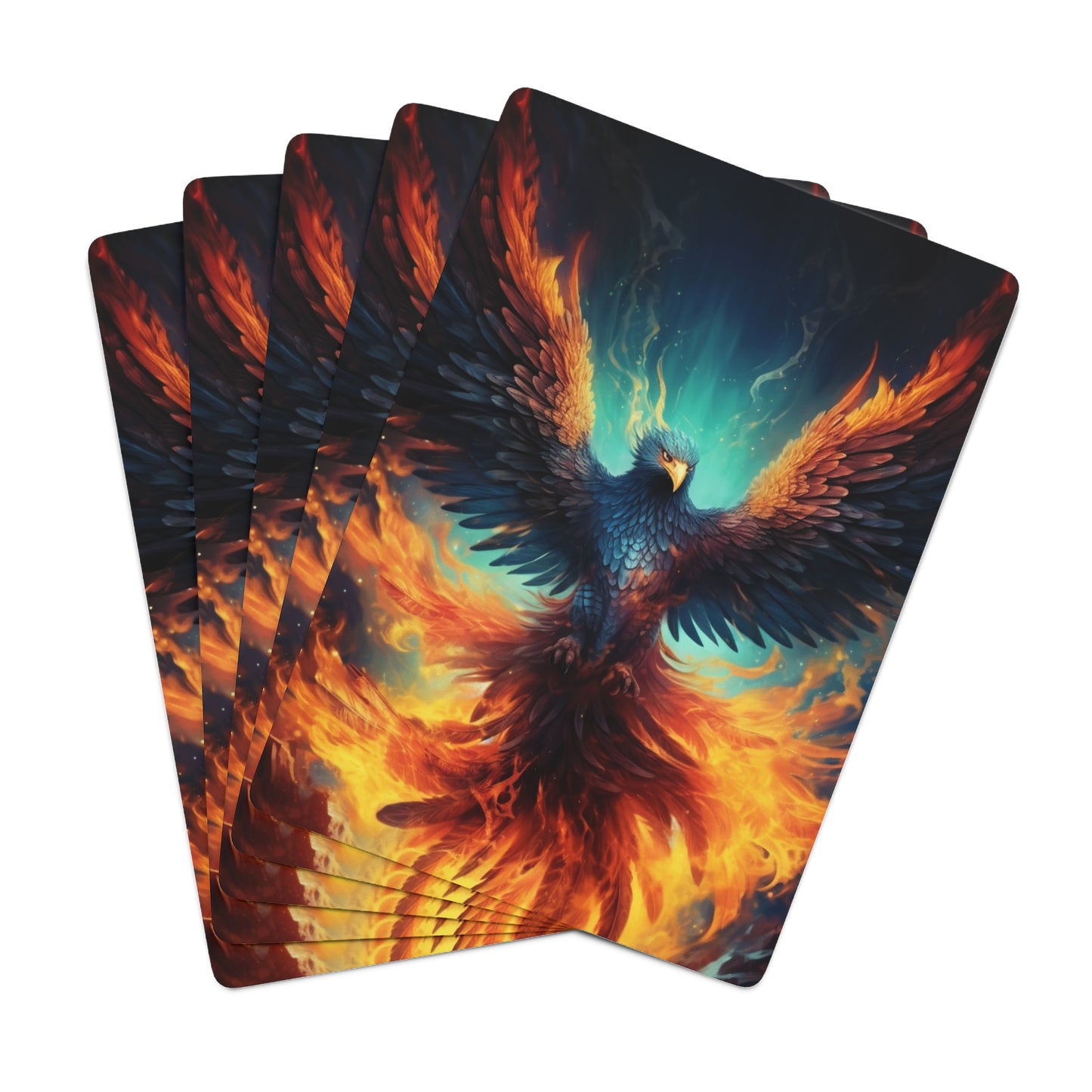 Phoenix Playing Cards - Stardust Divine Design