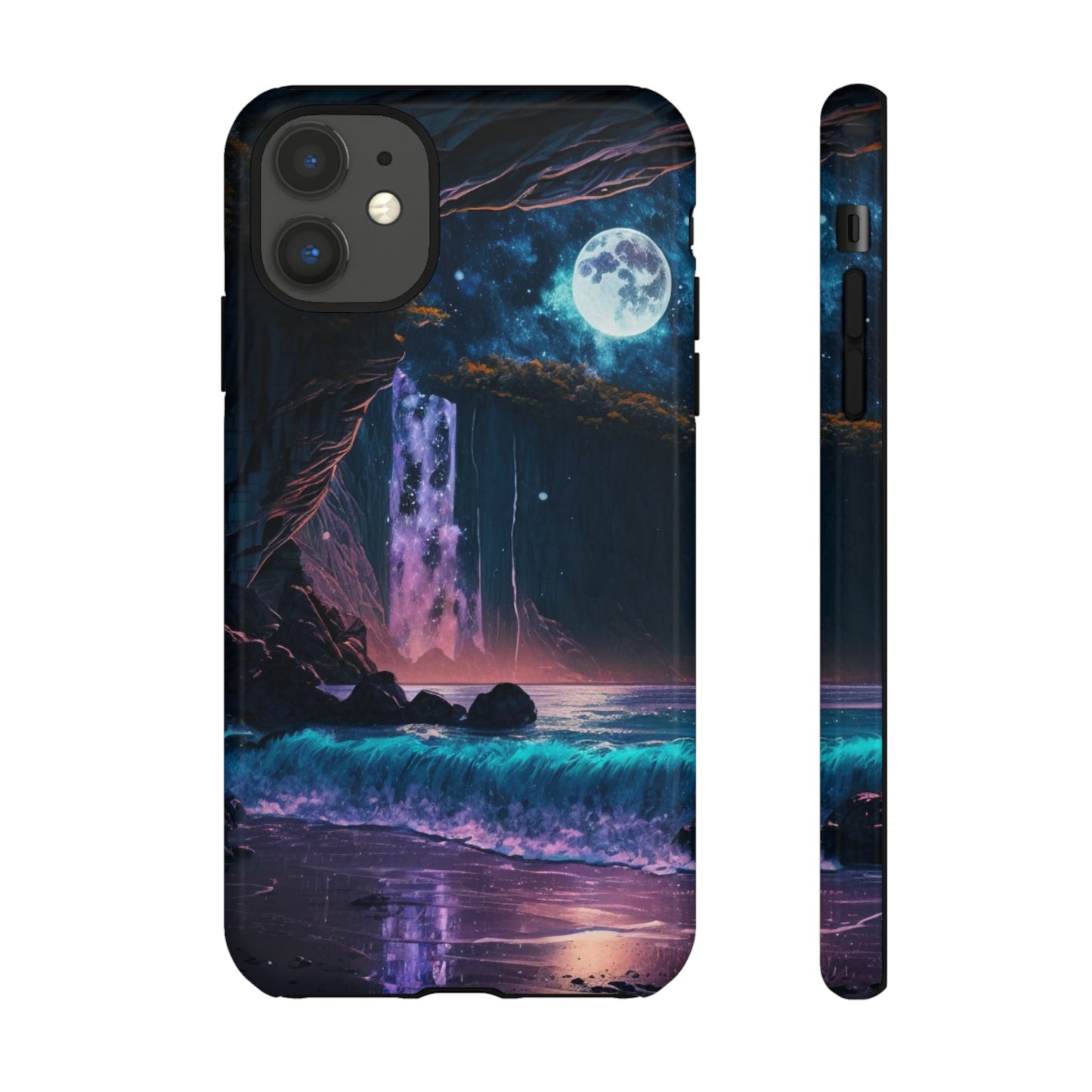 Stardust Divine Design Cave with Full Moon of Phone case