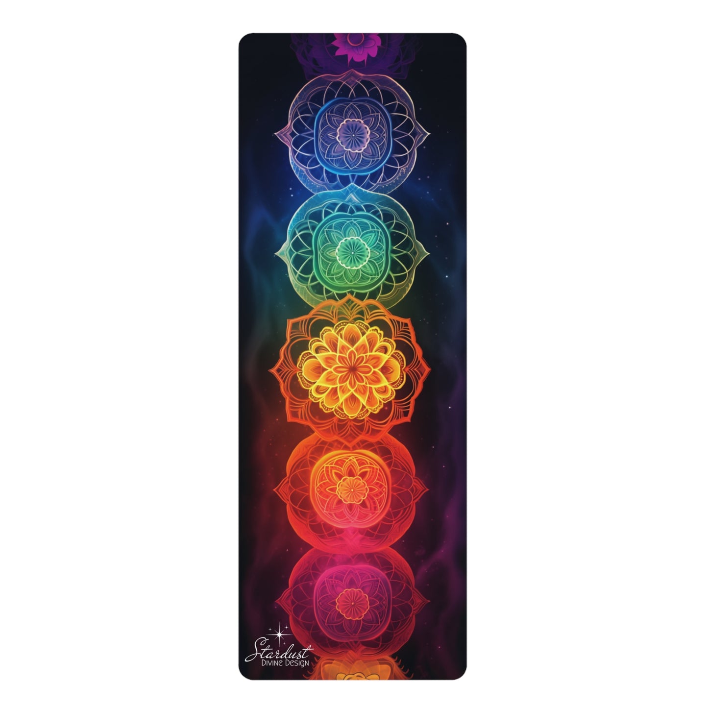 Chakras Rubber Yoga Mat