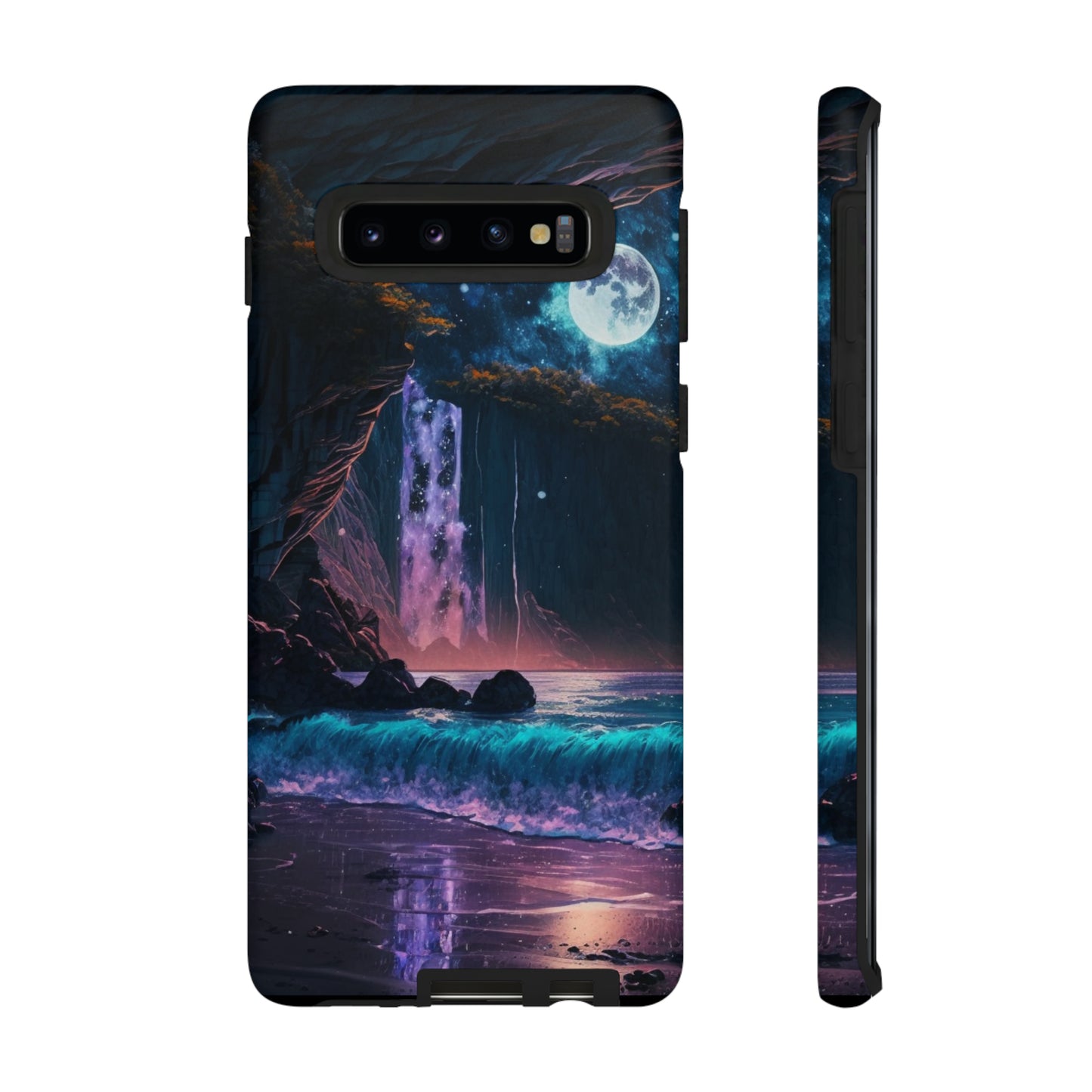 Stardust Divine Design Cave with Full Moon of Phone case