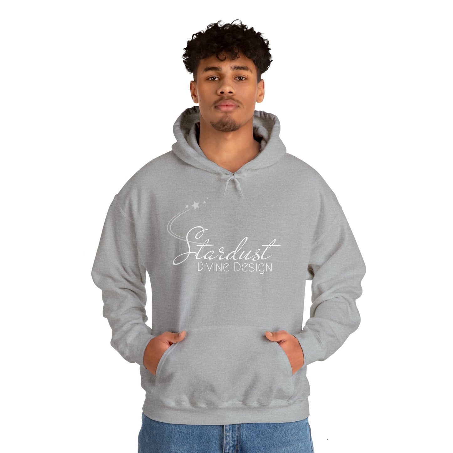 Stardust Heavy Blend™ Hooded Sweatshirt - Stardust Divine Design