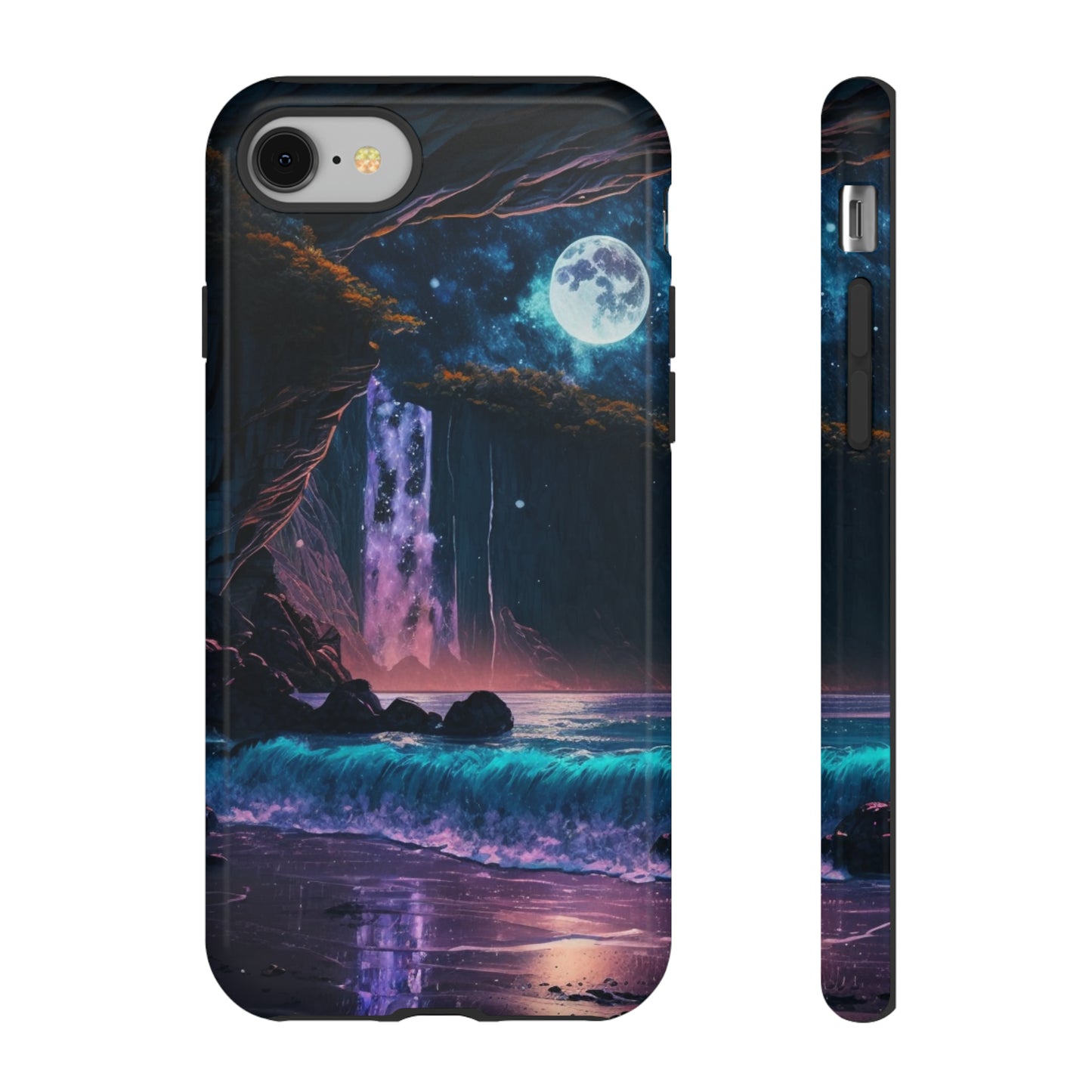 Stardust Divine Design Cave with Full Moon of Phone case