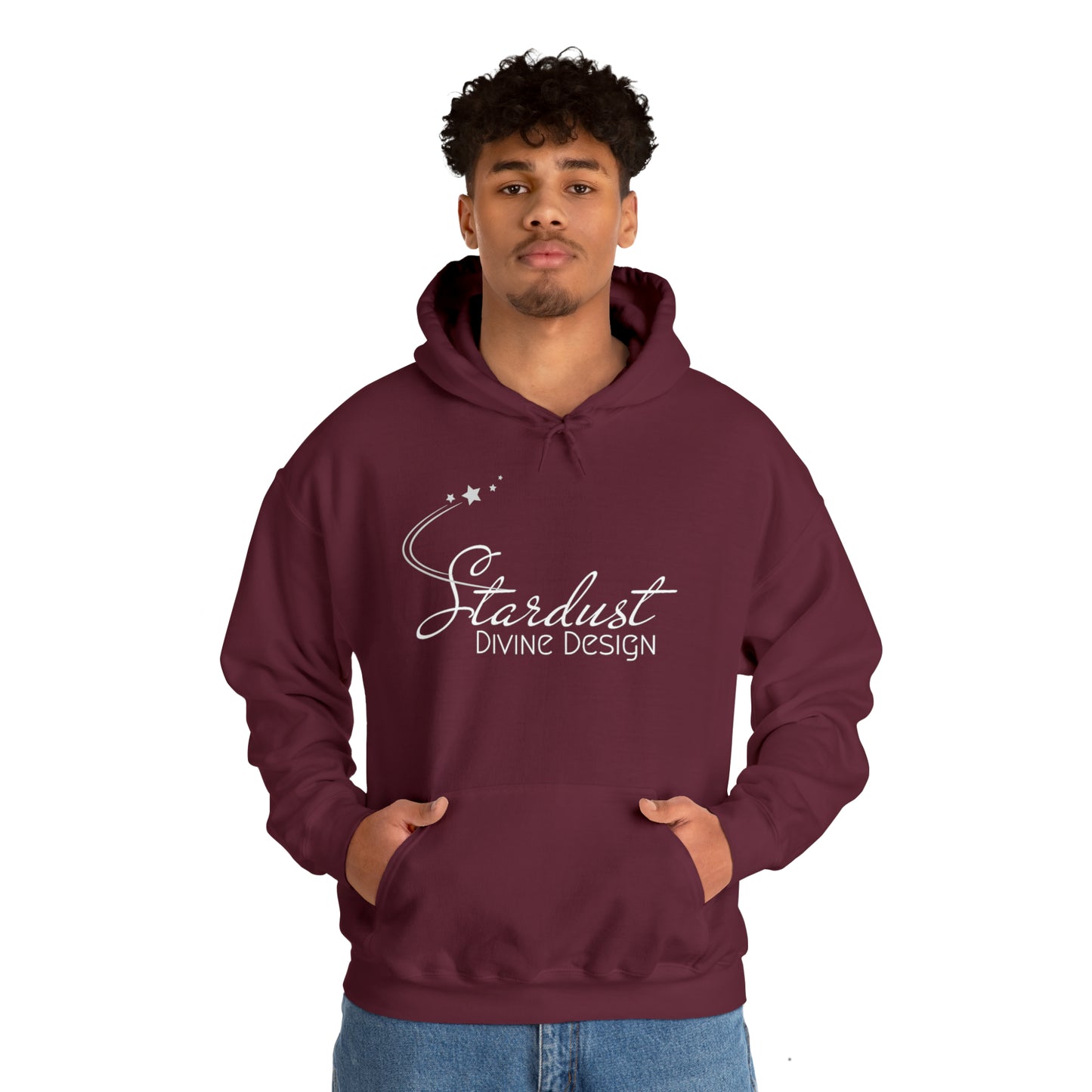 Stardust Heavy Blend™ Hooded Sweatshirt - Stardust Divine Design