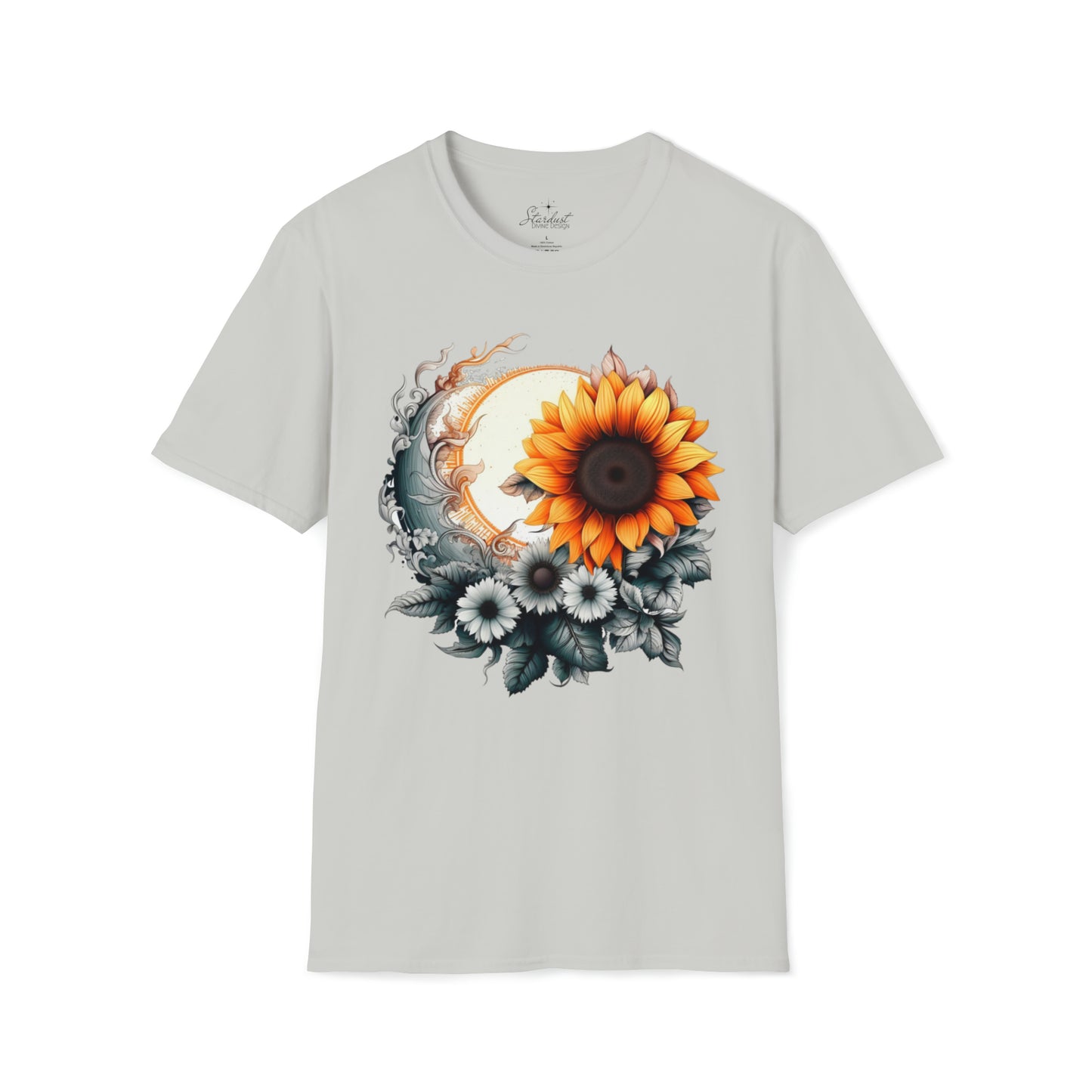 Sunflower Sun Moon T-Shirt