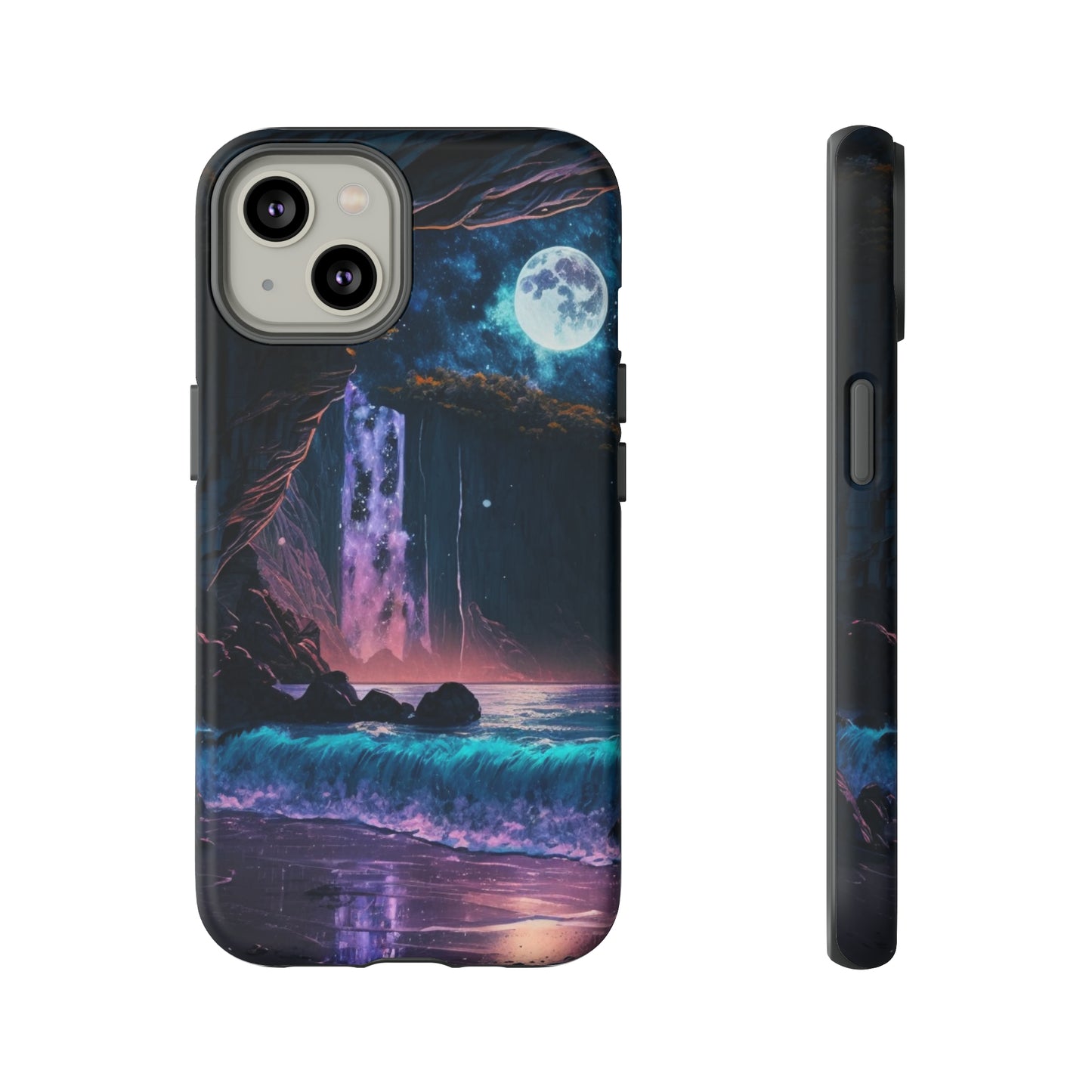 Stardust Divine Design Cave with Full Moon of Phone case