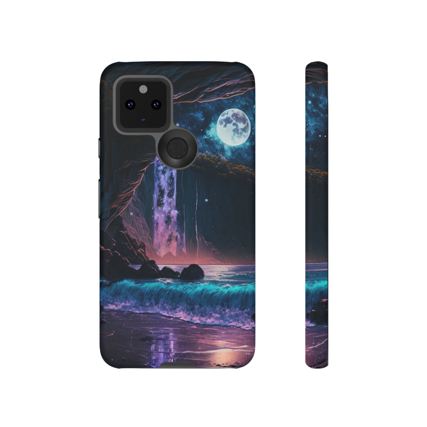 Stardust Divine Design Cave with Full Moon of Phone case