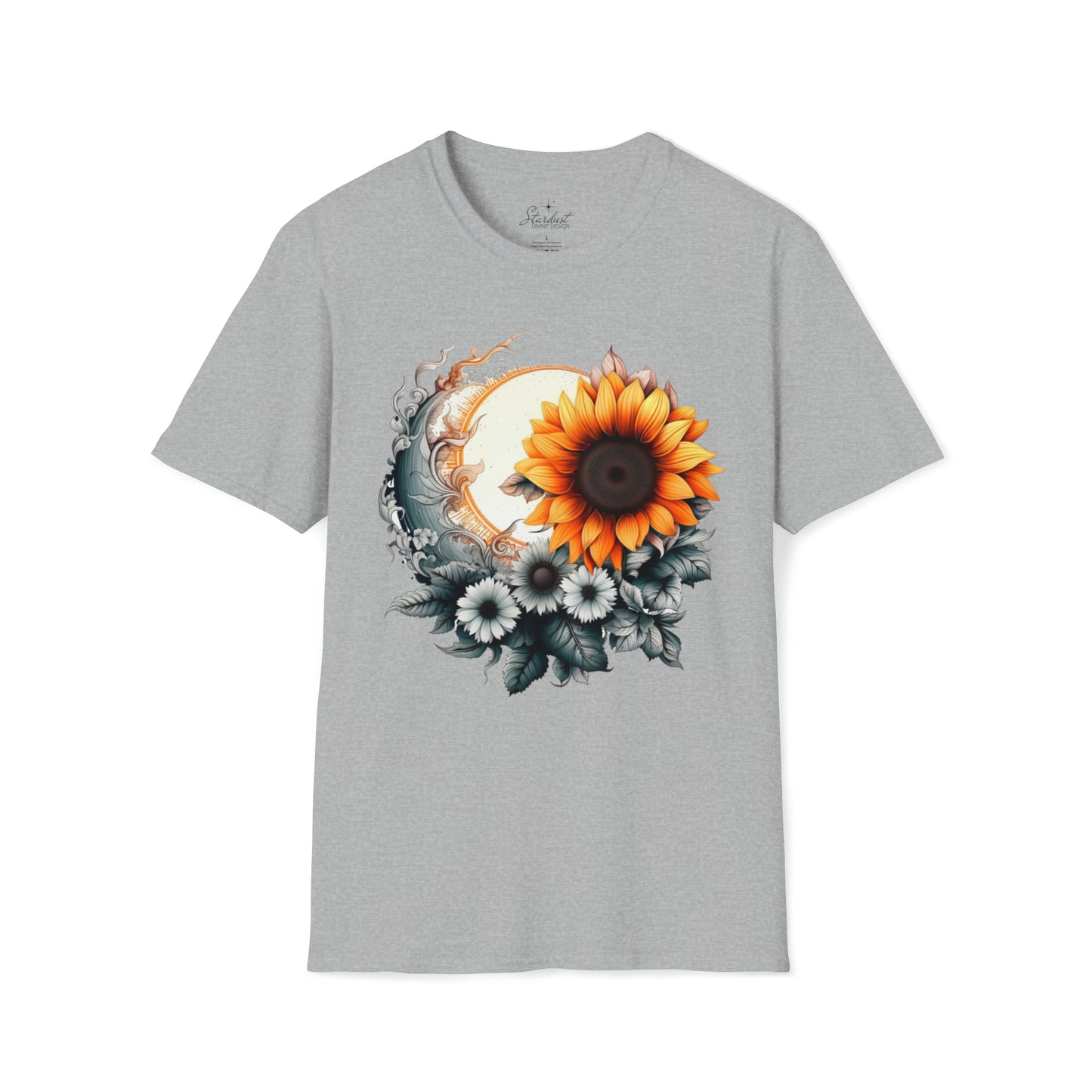 Sunflower Sun Moon T-Shirt