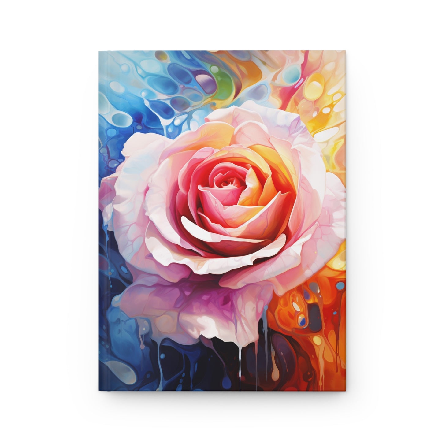 Pink Rose Hardcover Journal Matte