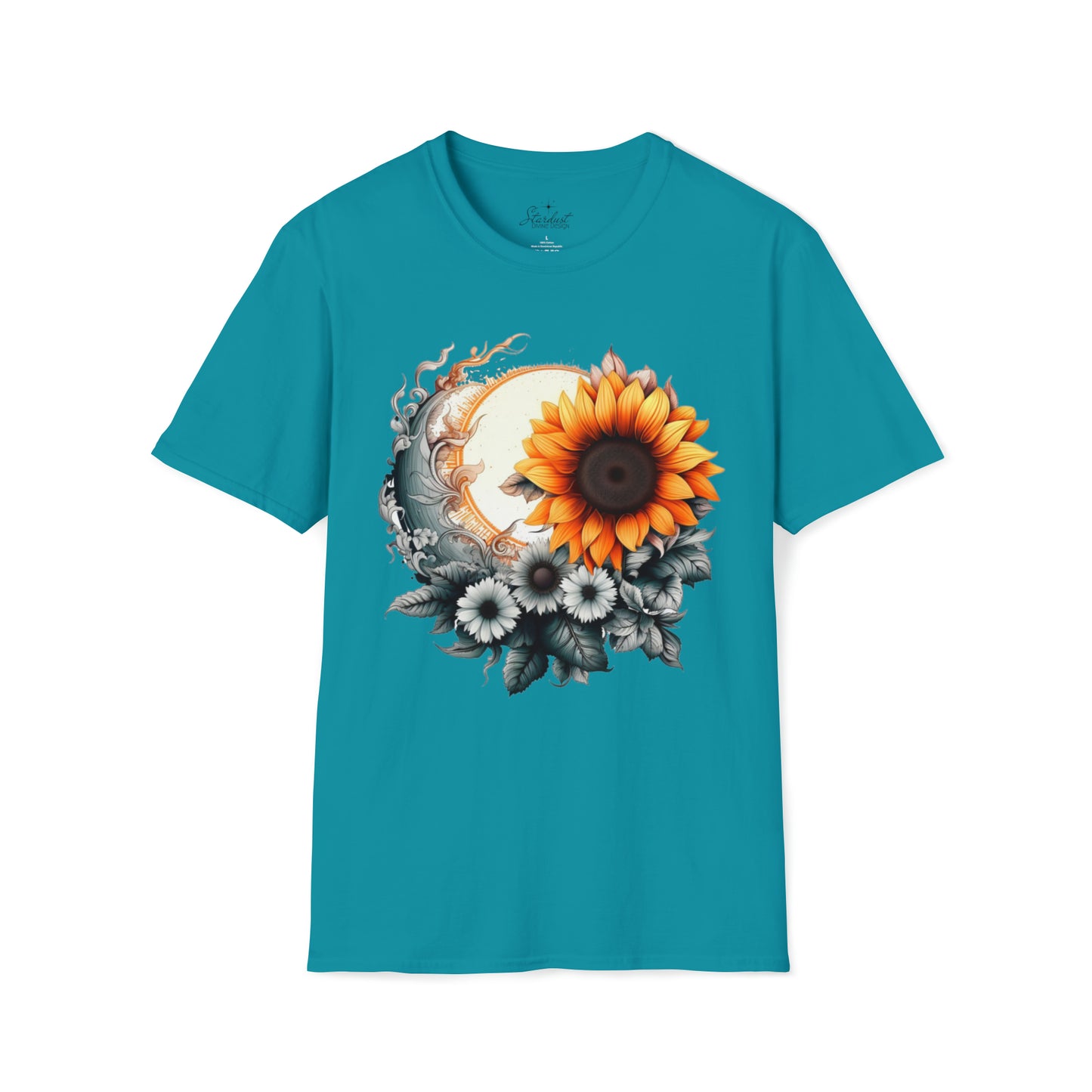 Sunflower Sun Moon T-Shirt