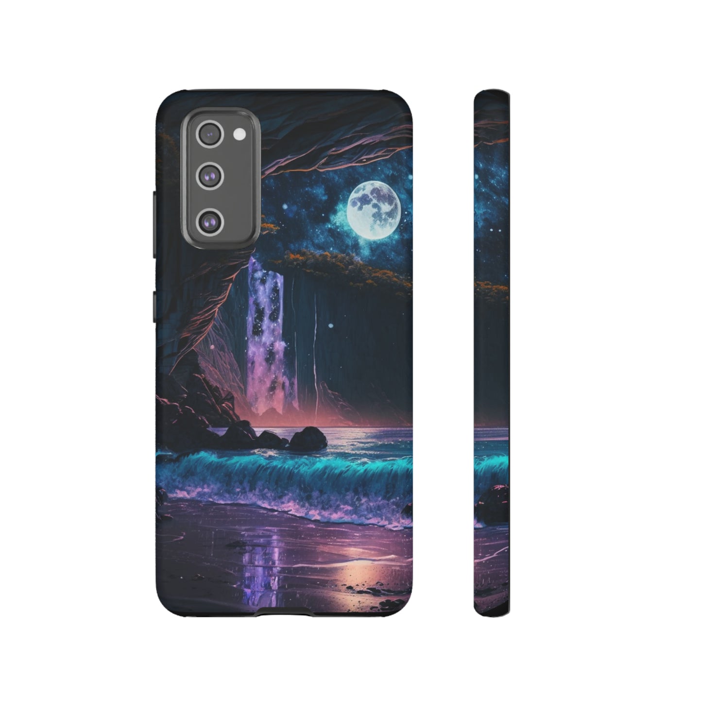 Stardust Divine Design Cave with Full Moon of Phone case