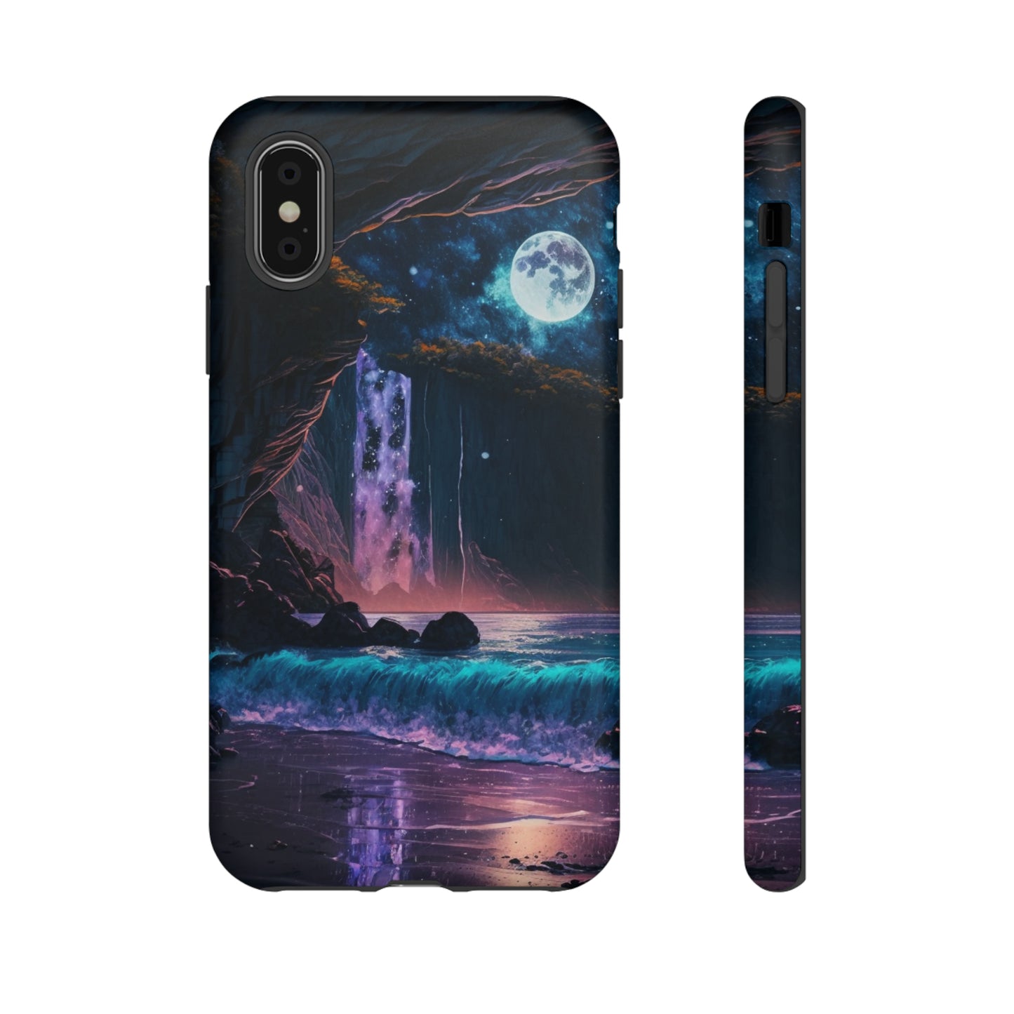 Stardust Divine Design Cave with Full Moon of Phone case