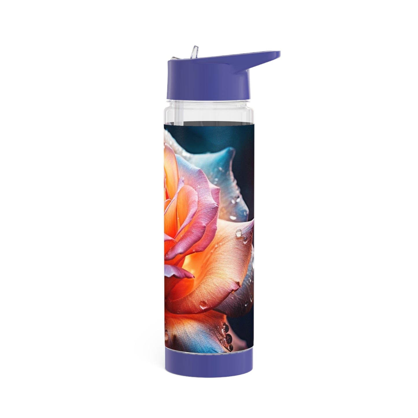 Rose Infuser Water Bottle - Stardust Divine design