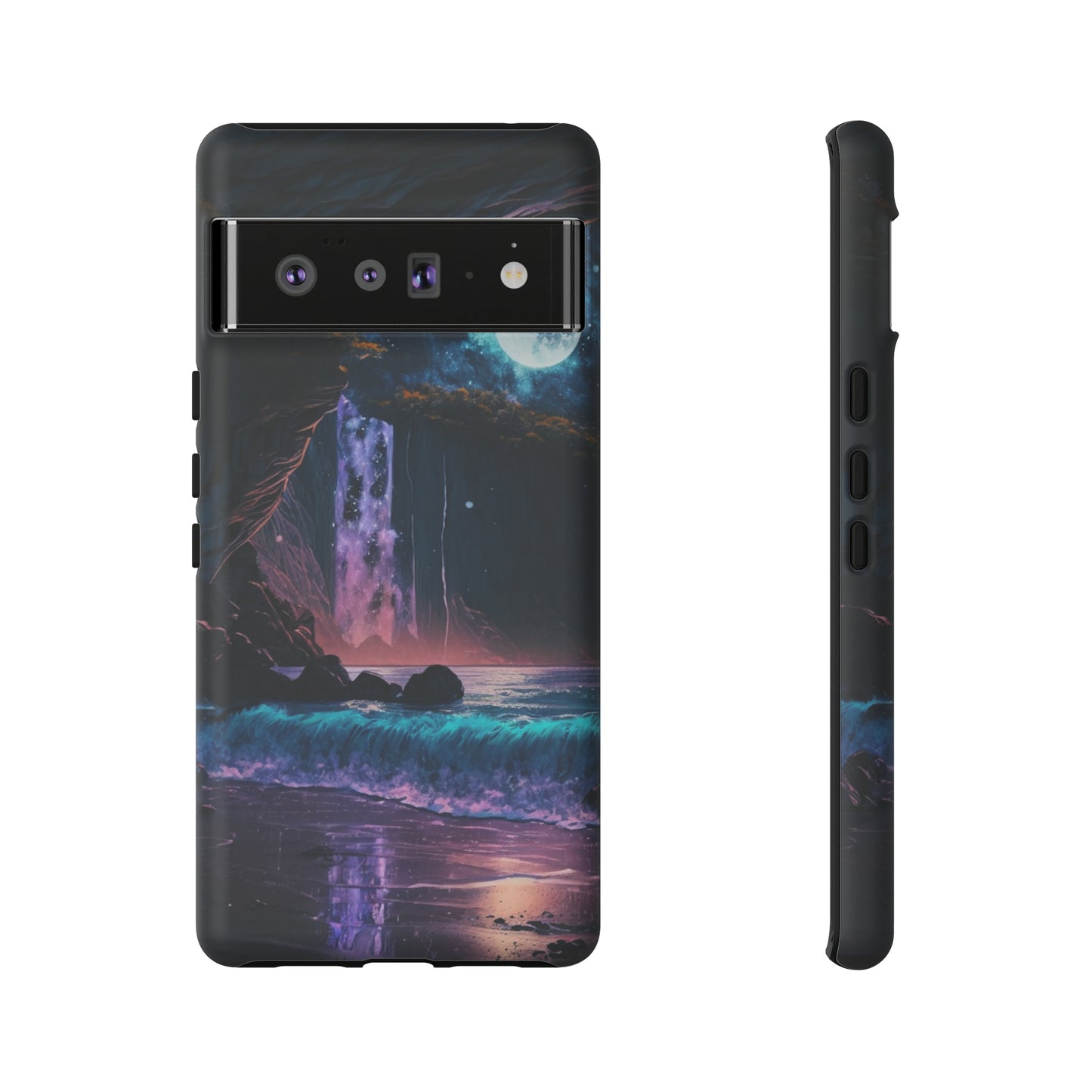 Stardust Divine Design Cave with Full Moon of Phone case