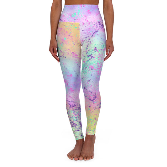 High Waisted Yoga Leggings (AOP)